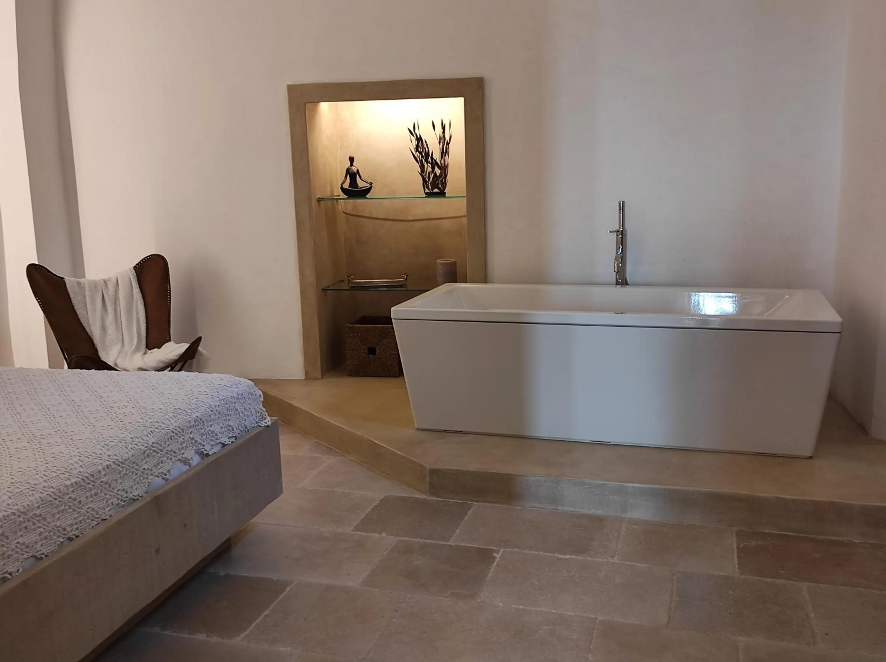 Bed in Caterina's Suites & Apartament