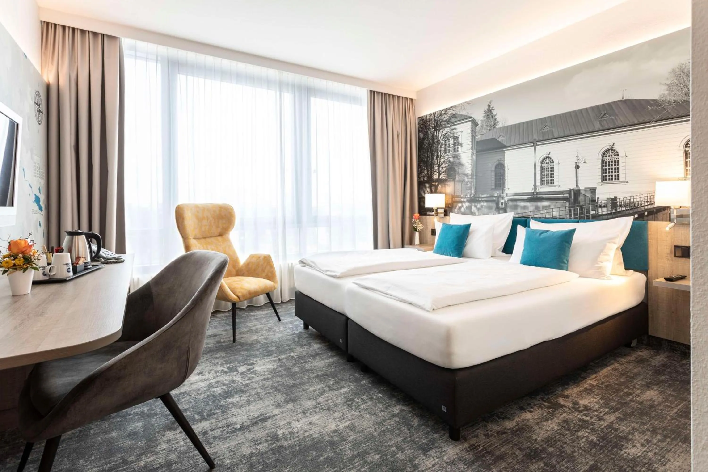 Bedroom, Bed in Best Western Hotel am Europaplatz