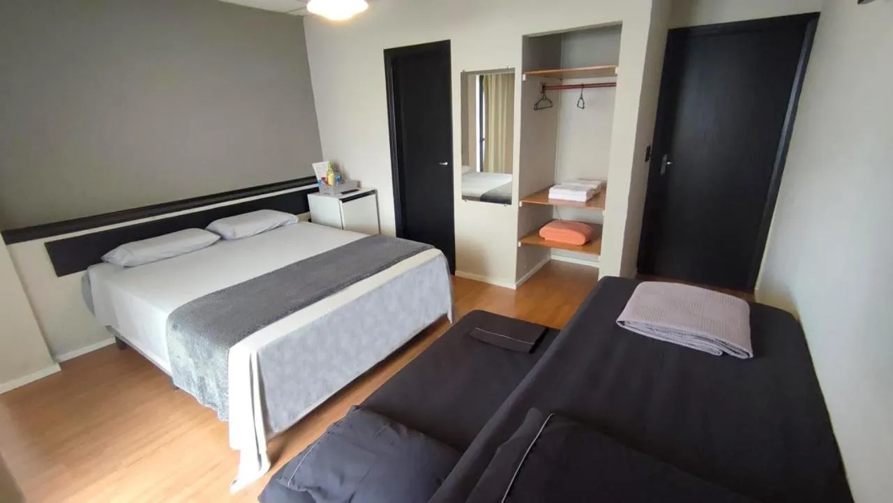 Bed in Travessa 12 - Suítes centro de Serra Negra - SP