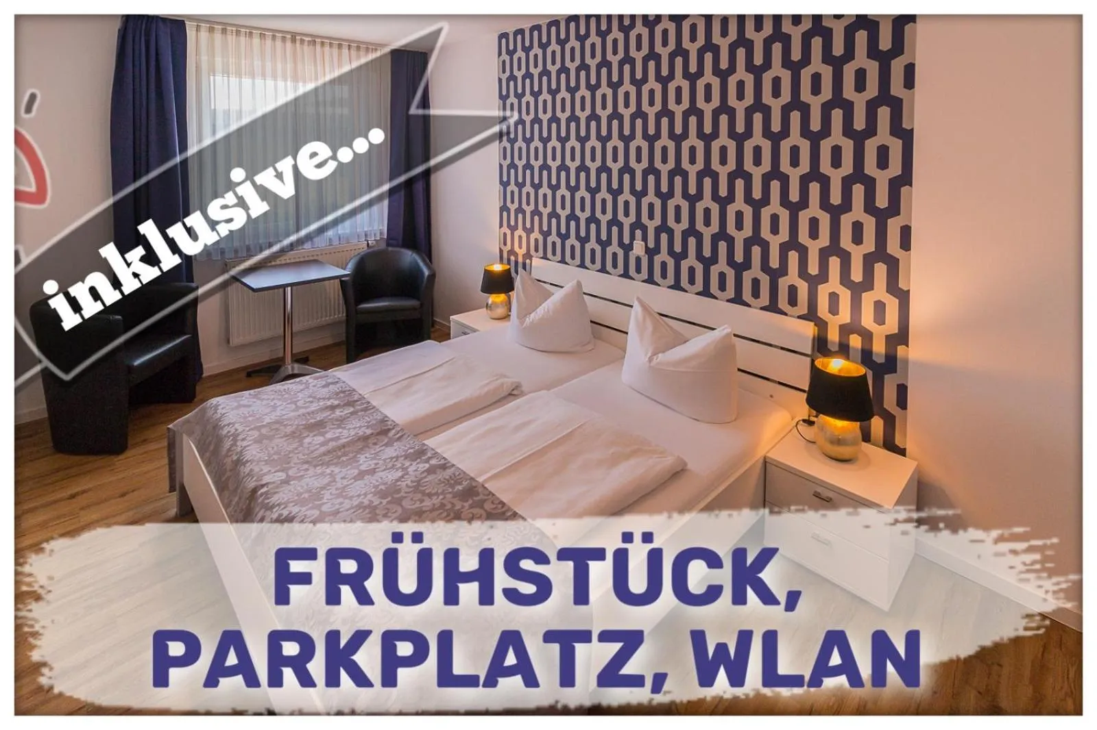 Bed in Hotel am Brauerei-Dreieck