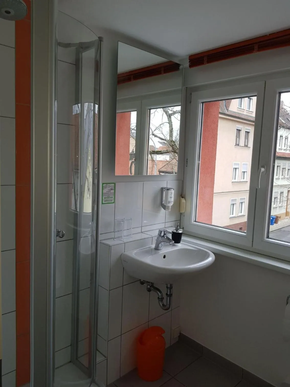 Bathroom in Hotel am Brauerei-Dreieck