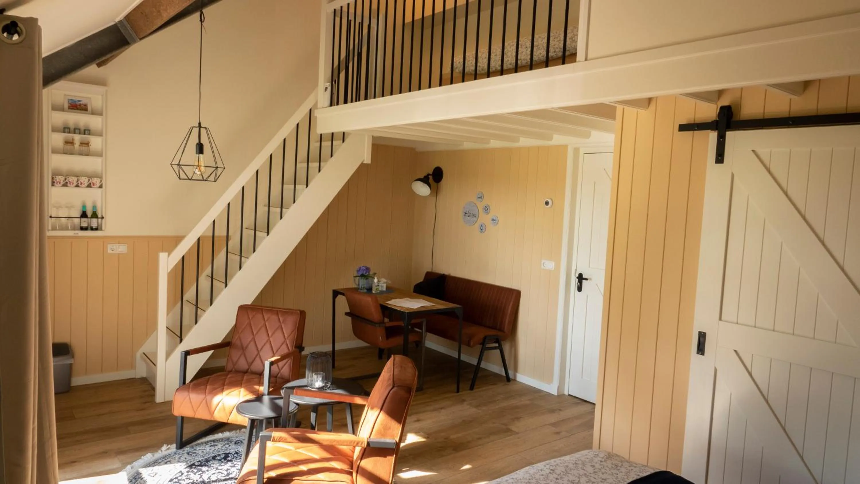 Seating area in BenB Erf 9