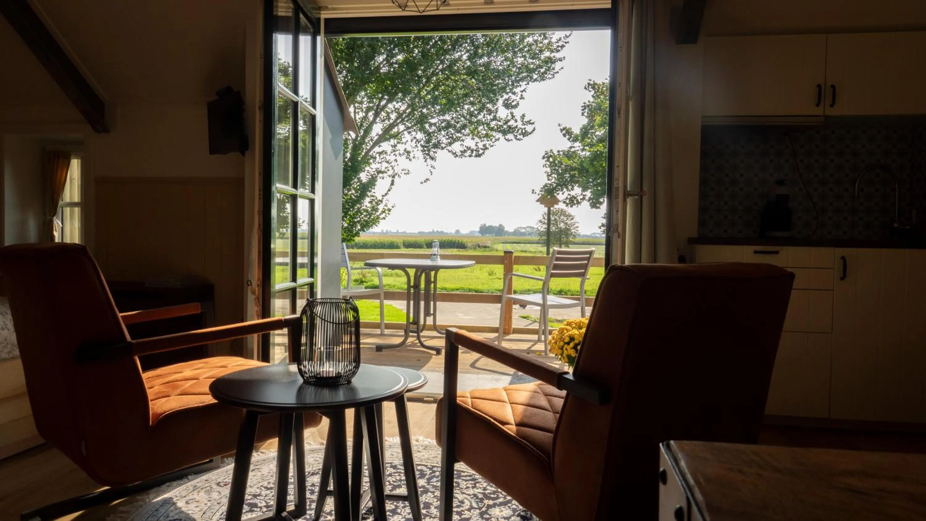 Seating area in BenB Erf 9