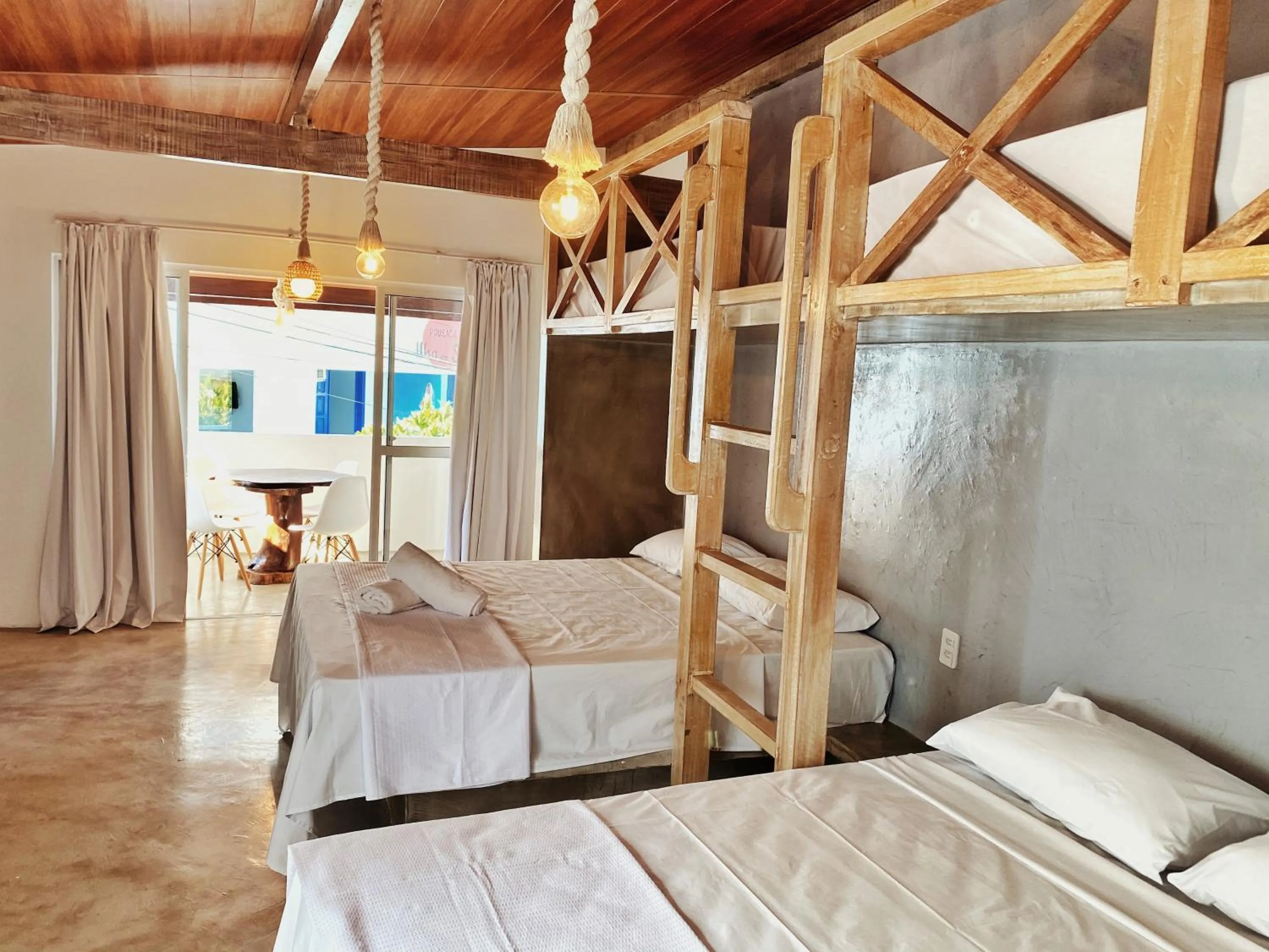 Bed in Pousada Primeira Praia Suítes