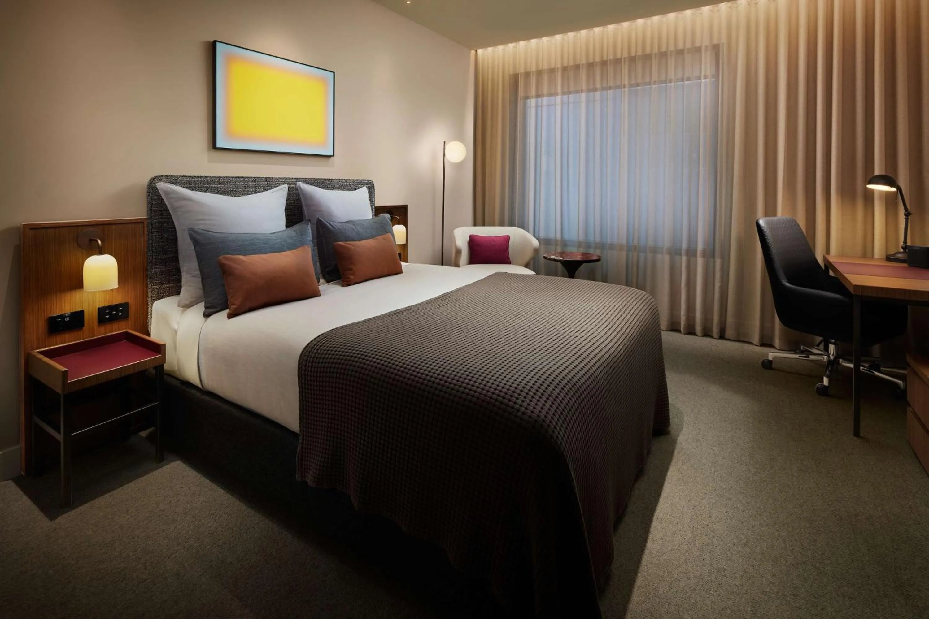Bedroom, Bed in Next Hotel Melbourne, Curio Collection by Hilton