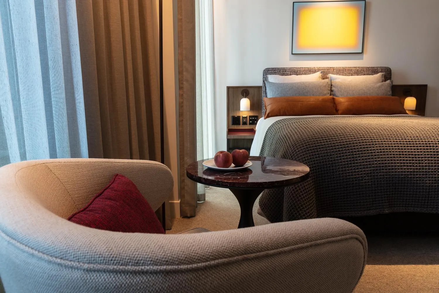 Bedroom, Bed in Next Hotel Melbourne, Curio Collection by Hilton