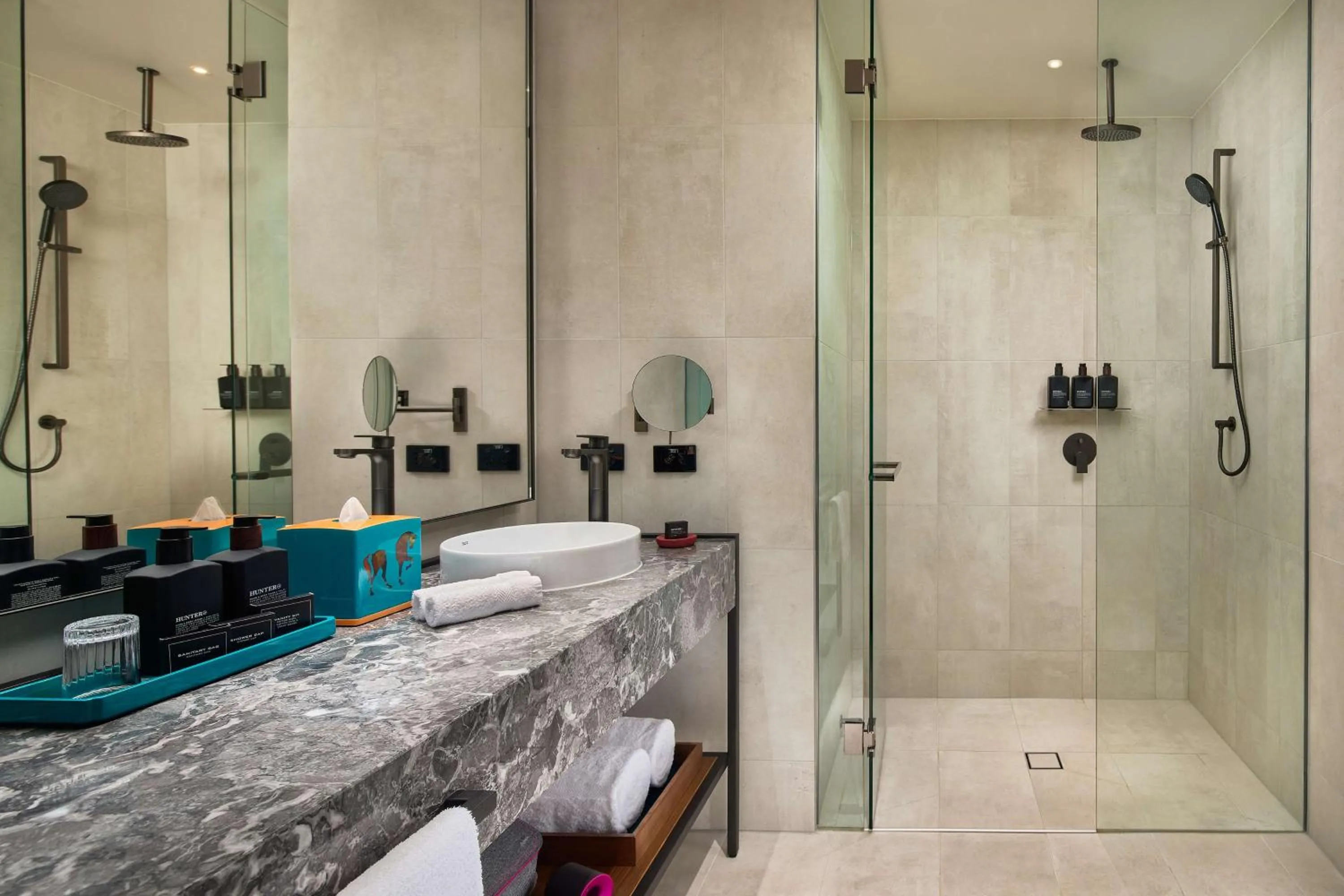 Bathroom in Next Hotel Melbourne, Curio Collection by Hilton