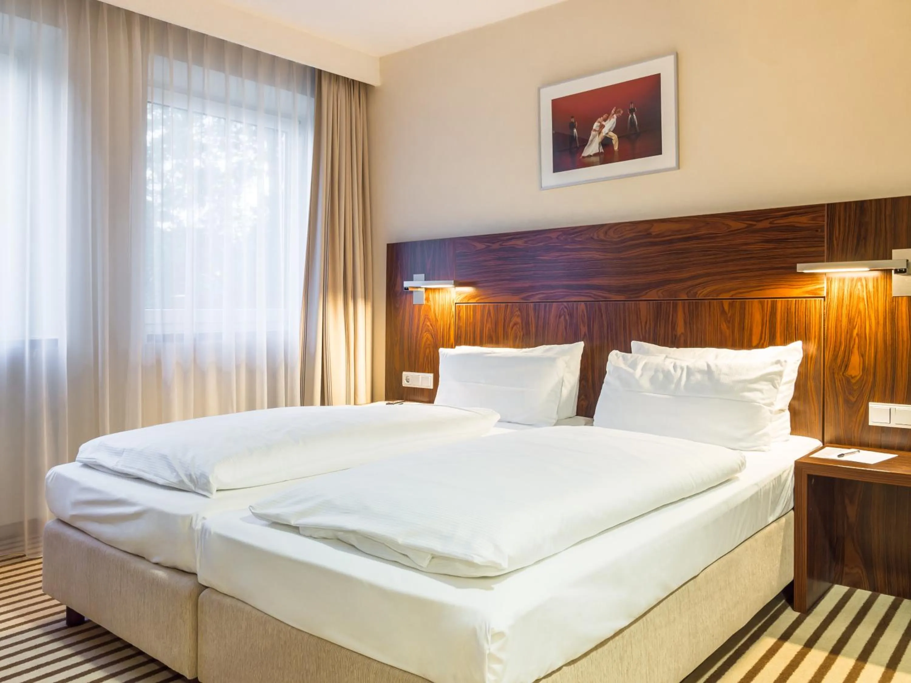 Bed in Hotel an der Oper