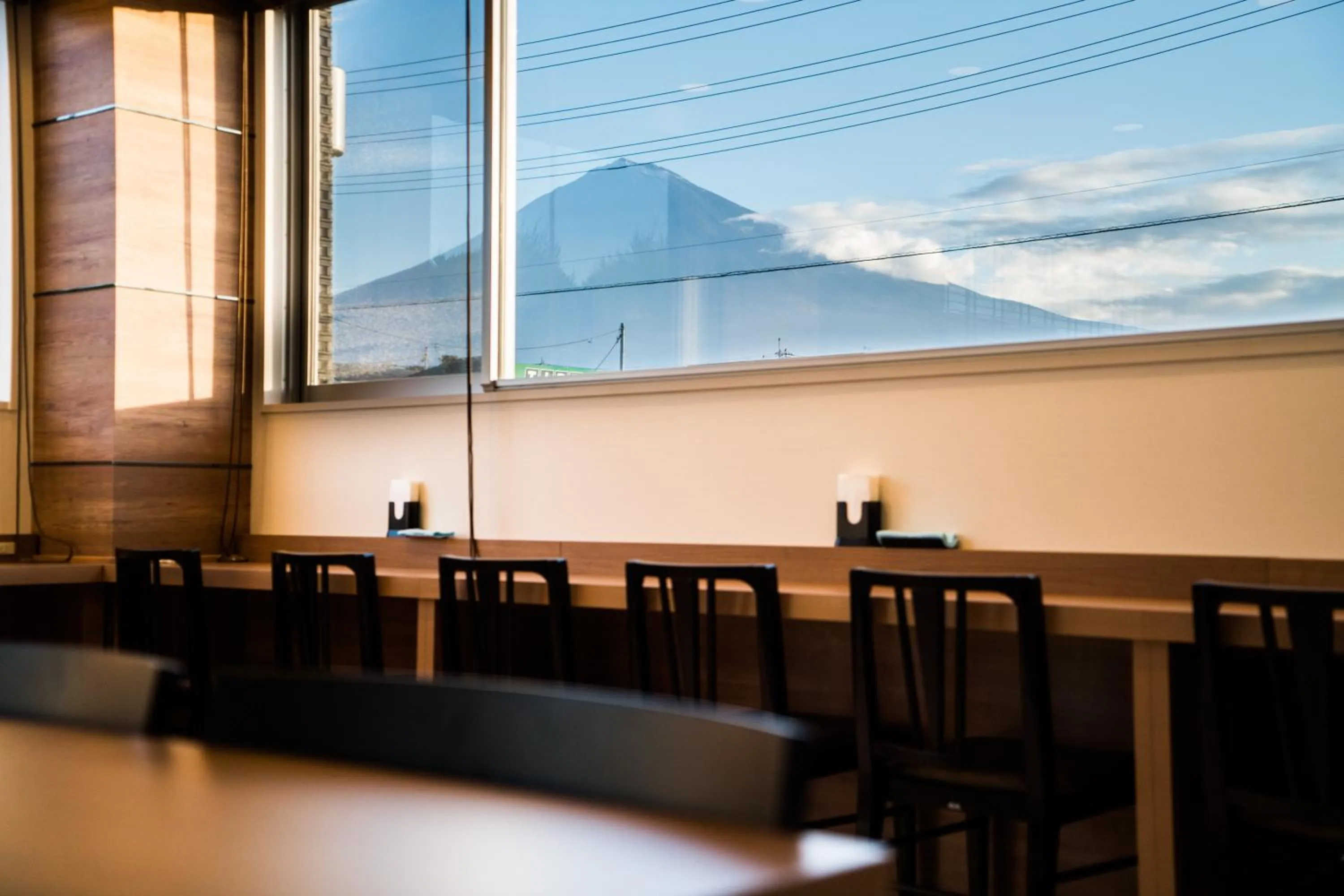 Mountain view in Super Hotel Fujinomiya