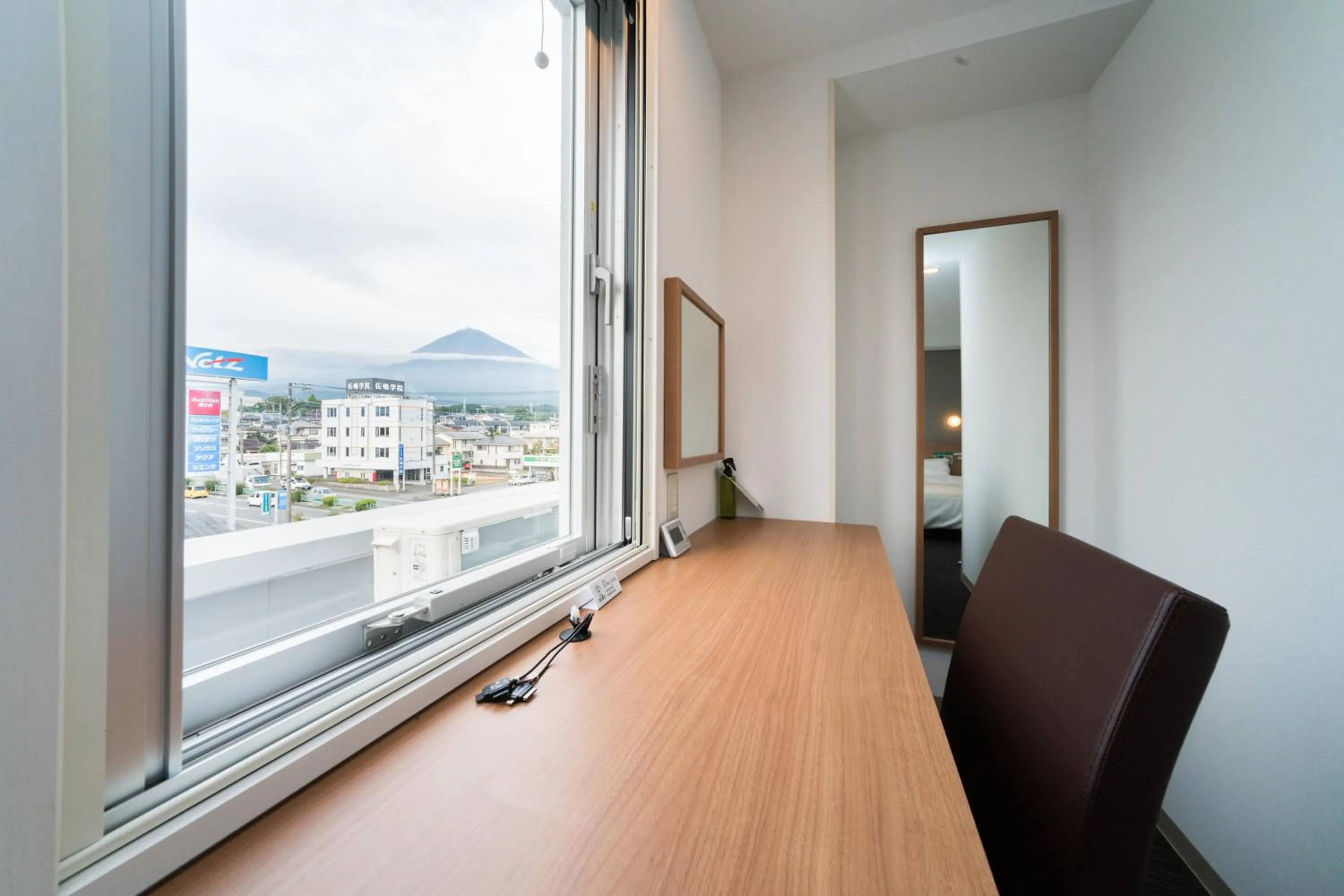 Mountain view in Super Hotel Fujinomiya