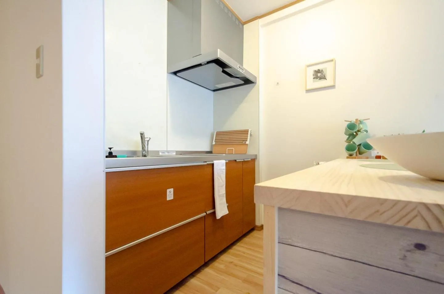 Bed in 箱館宿 観月-Mizuki-伝統的建築物の宿-最大8名宿泊可能