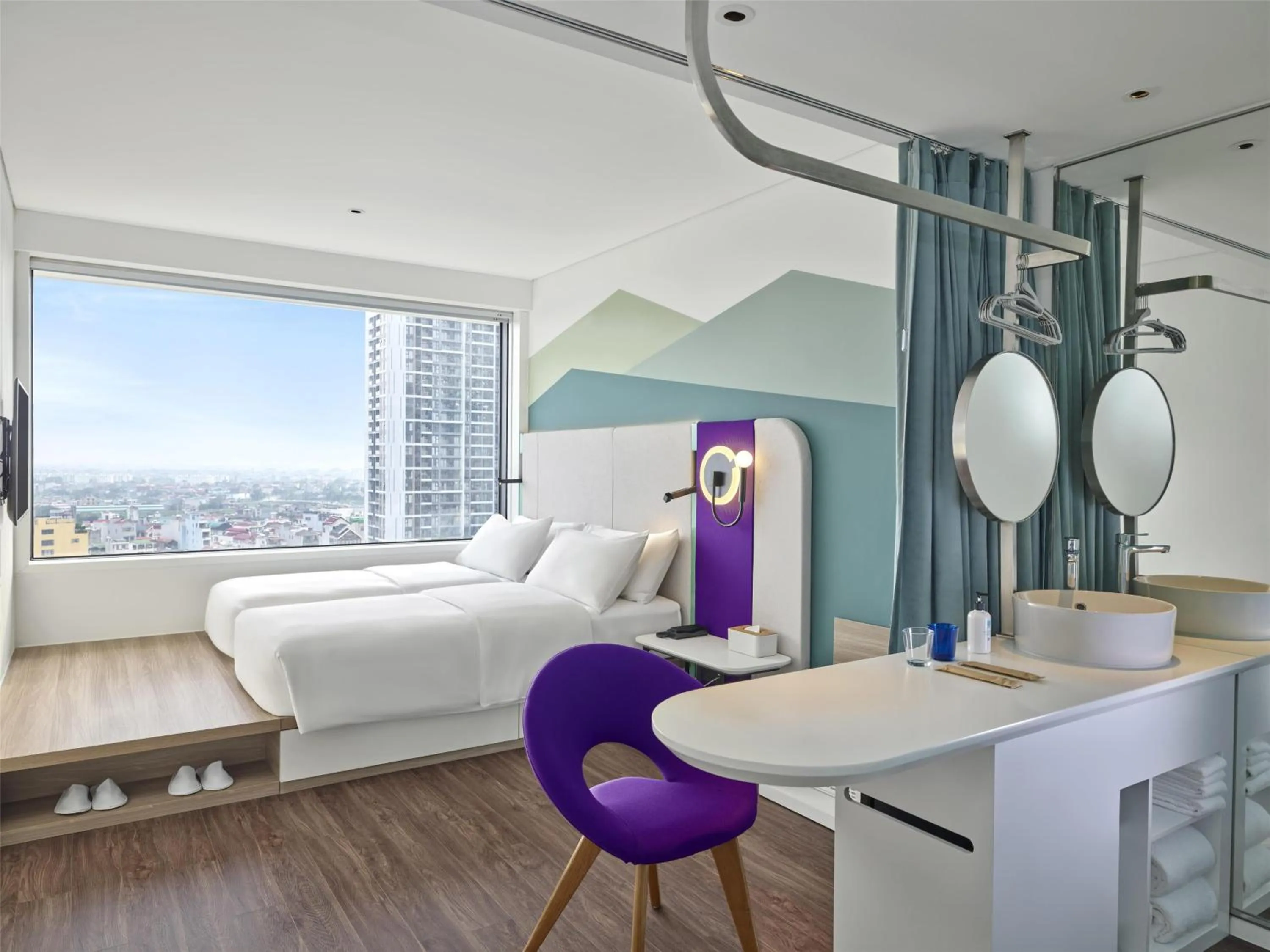 Living room, Bed in Tru by Hilton Bac Giang City Centre