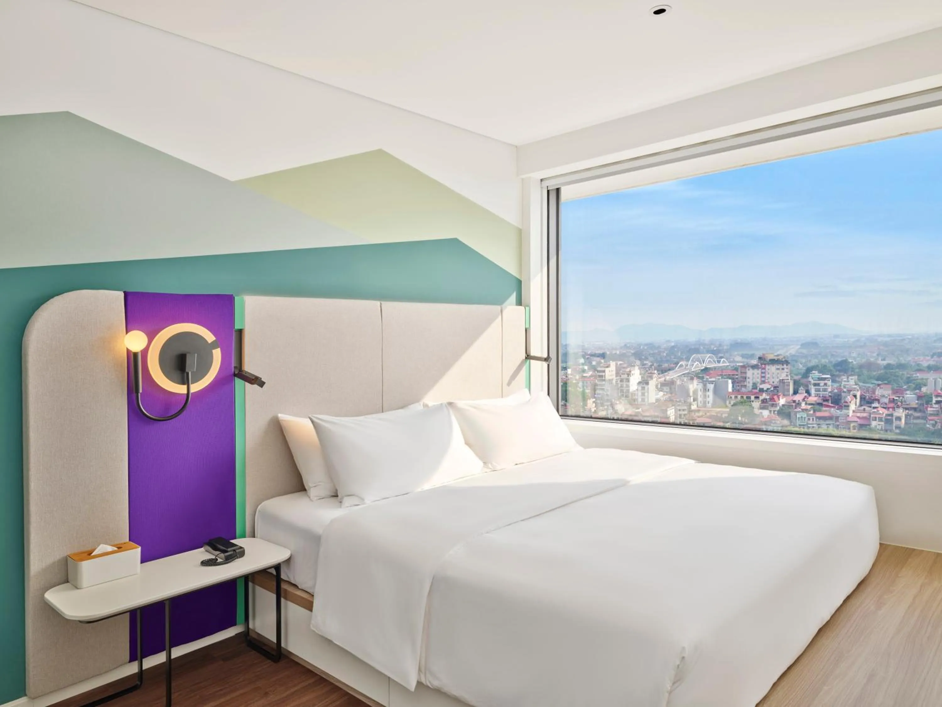View (from property/room), Bed in Tru by Hilton Bac Giang City Centre