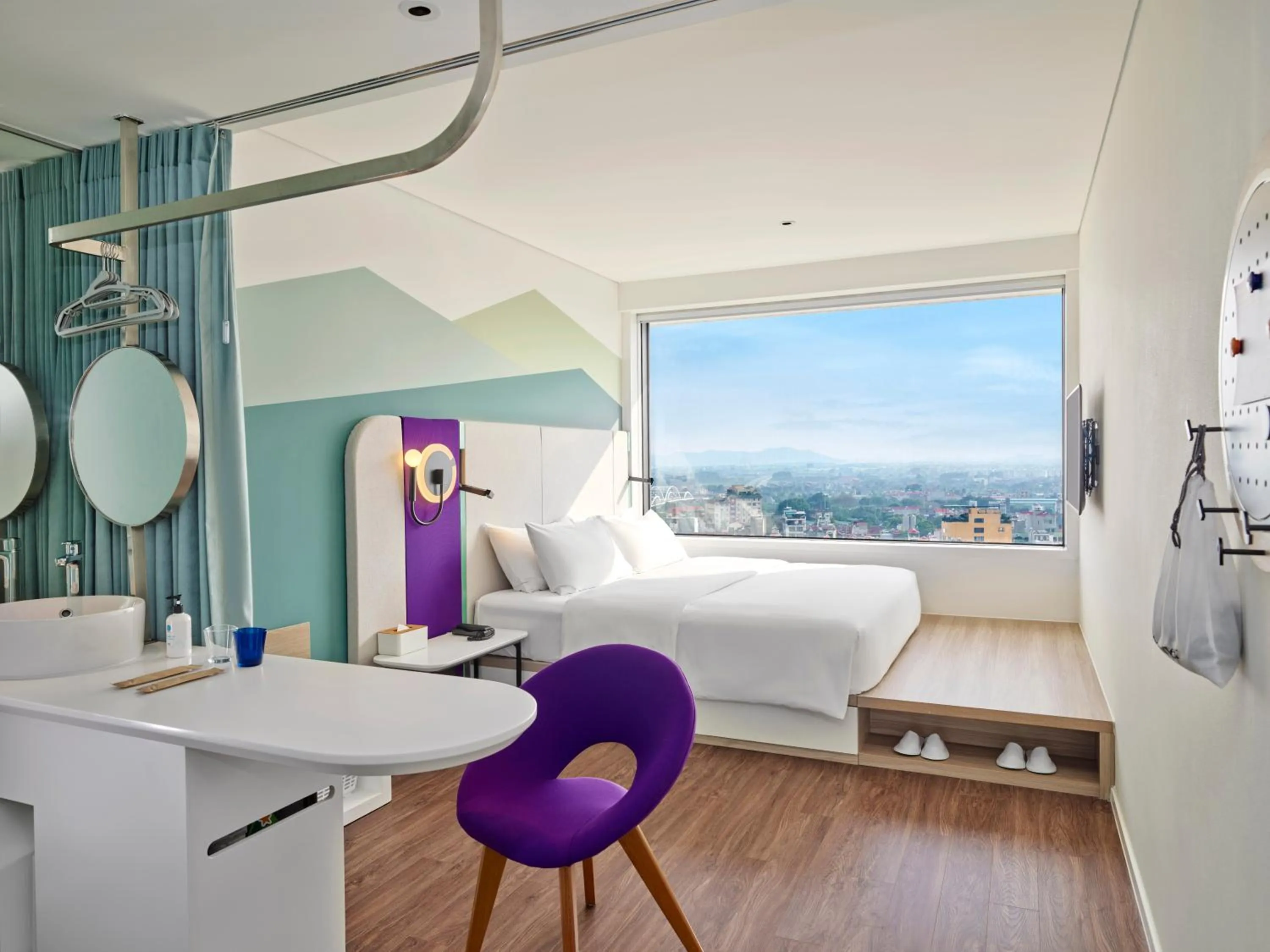 View (from property/room), Bed in Tru by Hilton Bac Giang City Centre