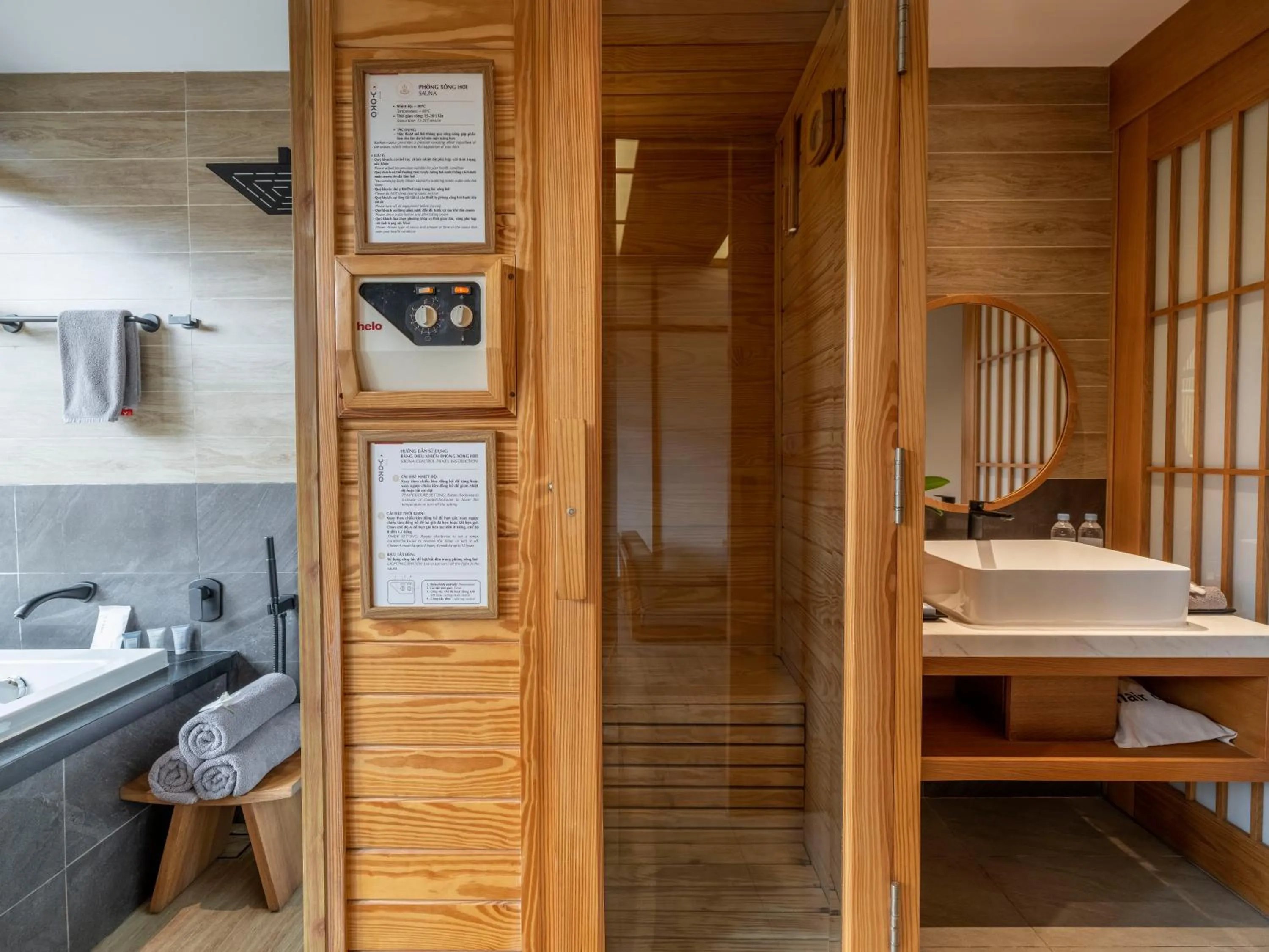 Bathroom in Yoko Onsen Quang Hanh