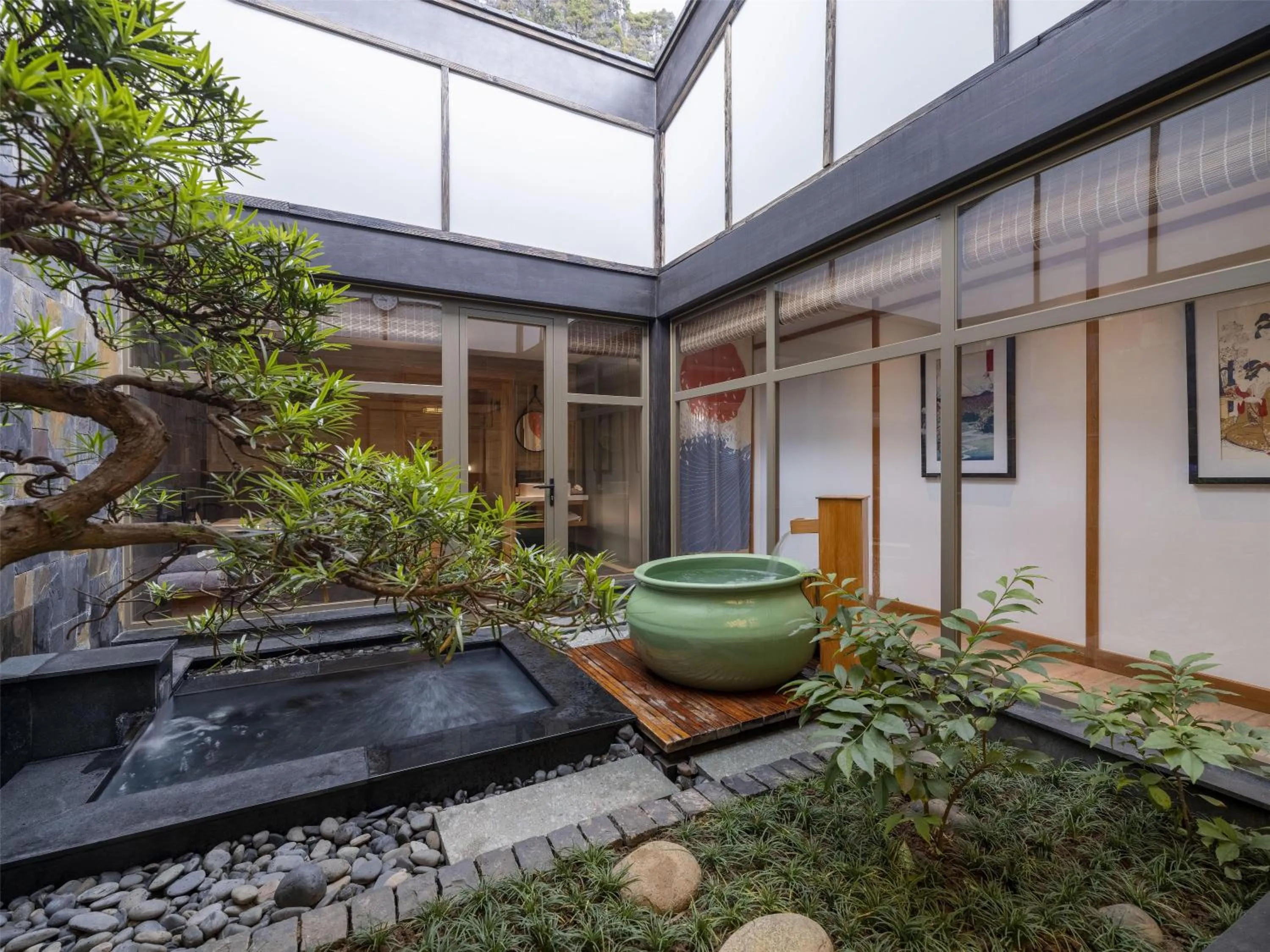 View (from property/room) in Hilton Quang Hanh Onsen Resort