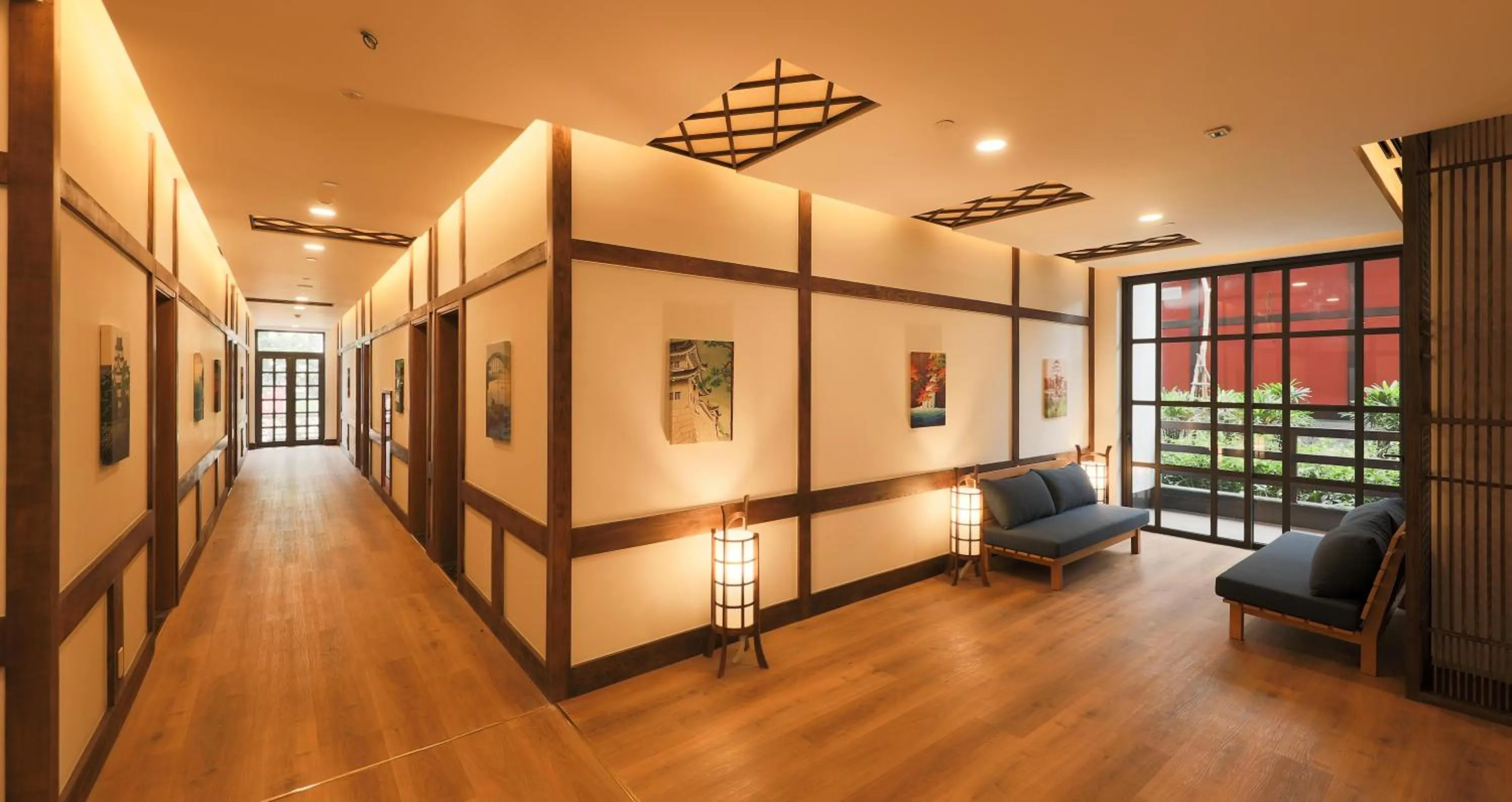 Lobby or reception in Hilton Quang Hanh Onsen Resort