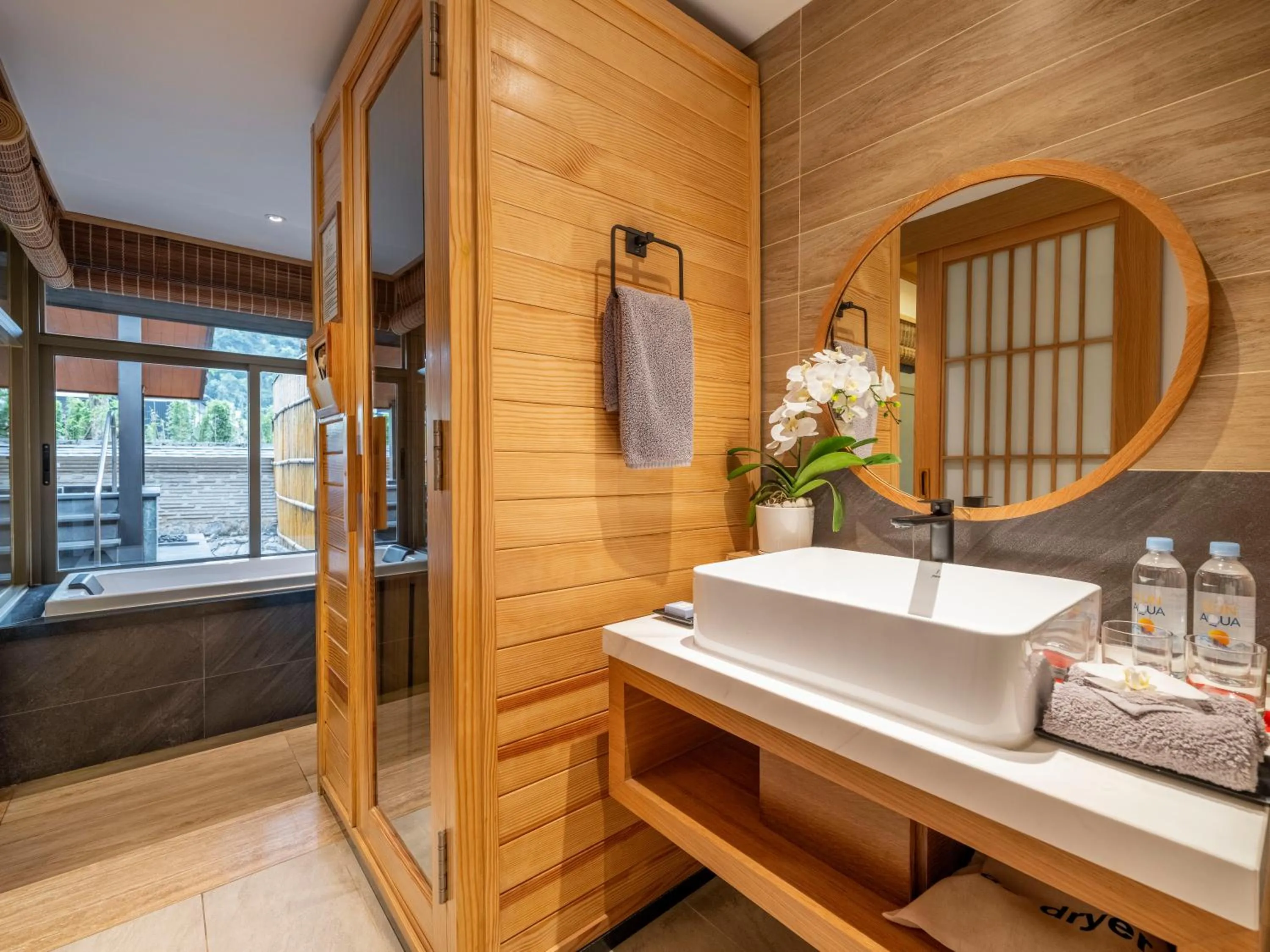 Bathroom in Yoko Onsen Quang Hanh