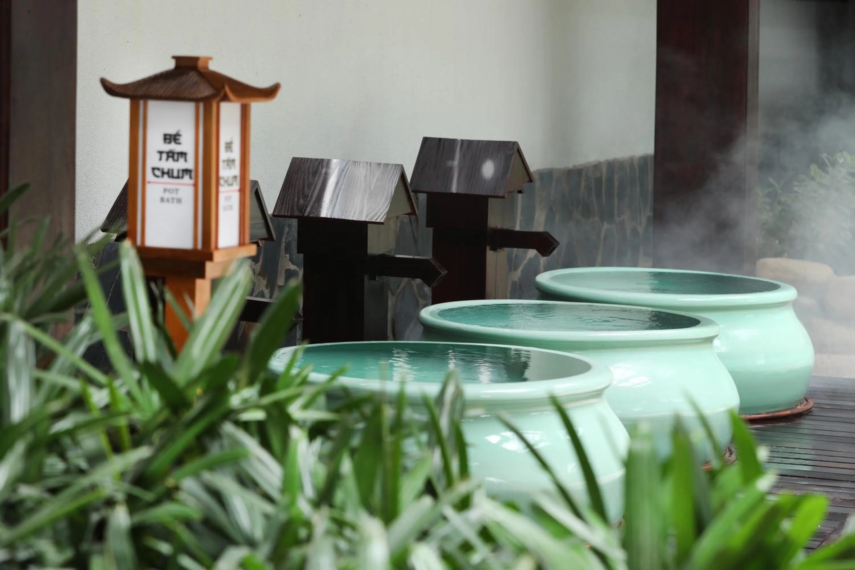 Hot Spring Bath in Yoko Onsen Quang Hanh