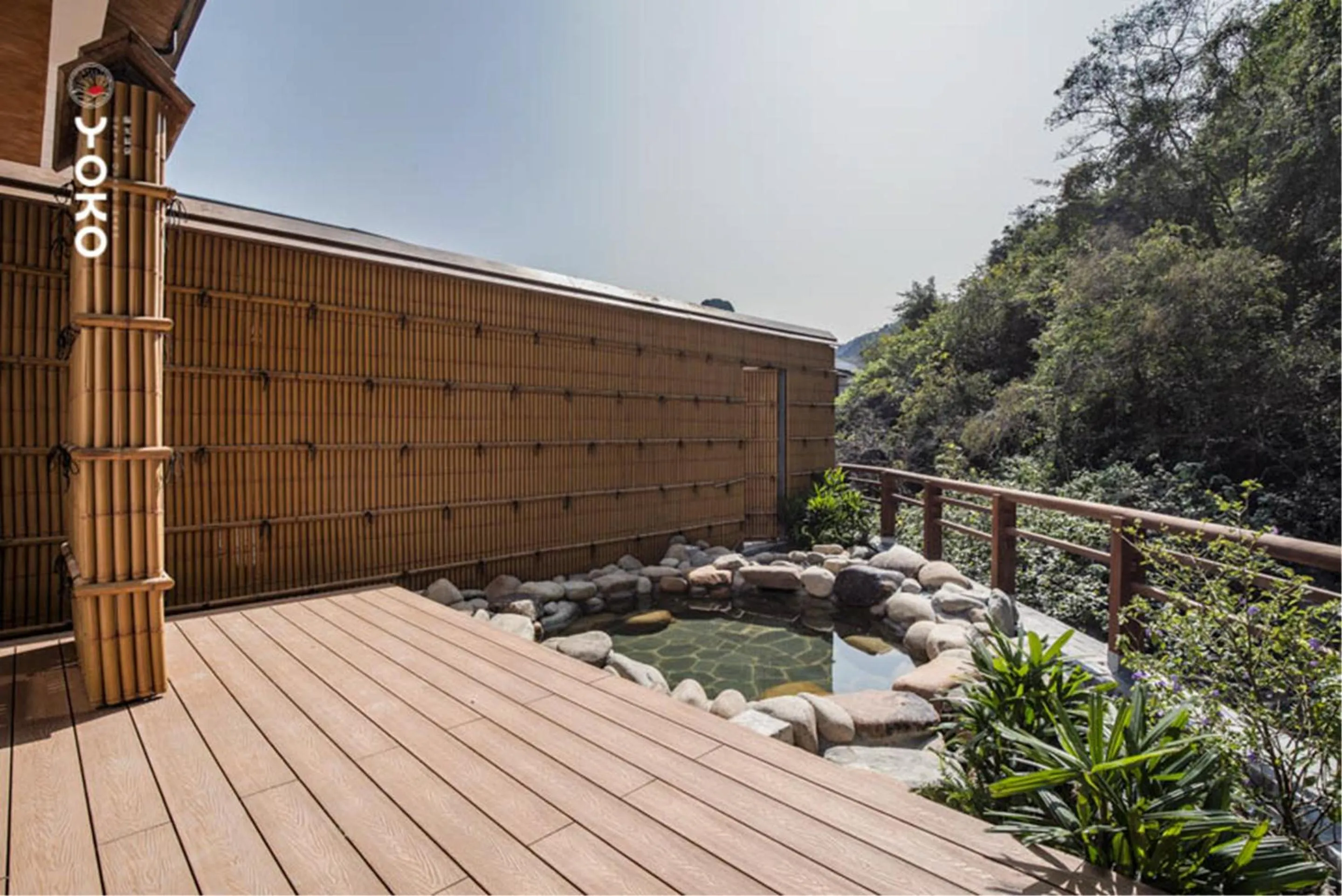 Hot Spring Bath in Yoko Onsen Quang Hanh