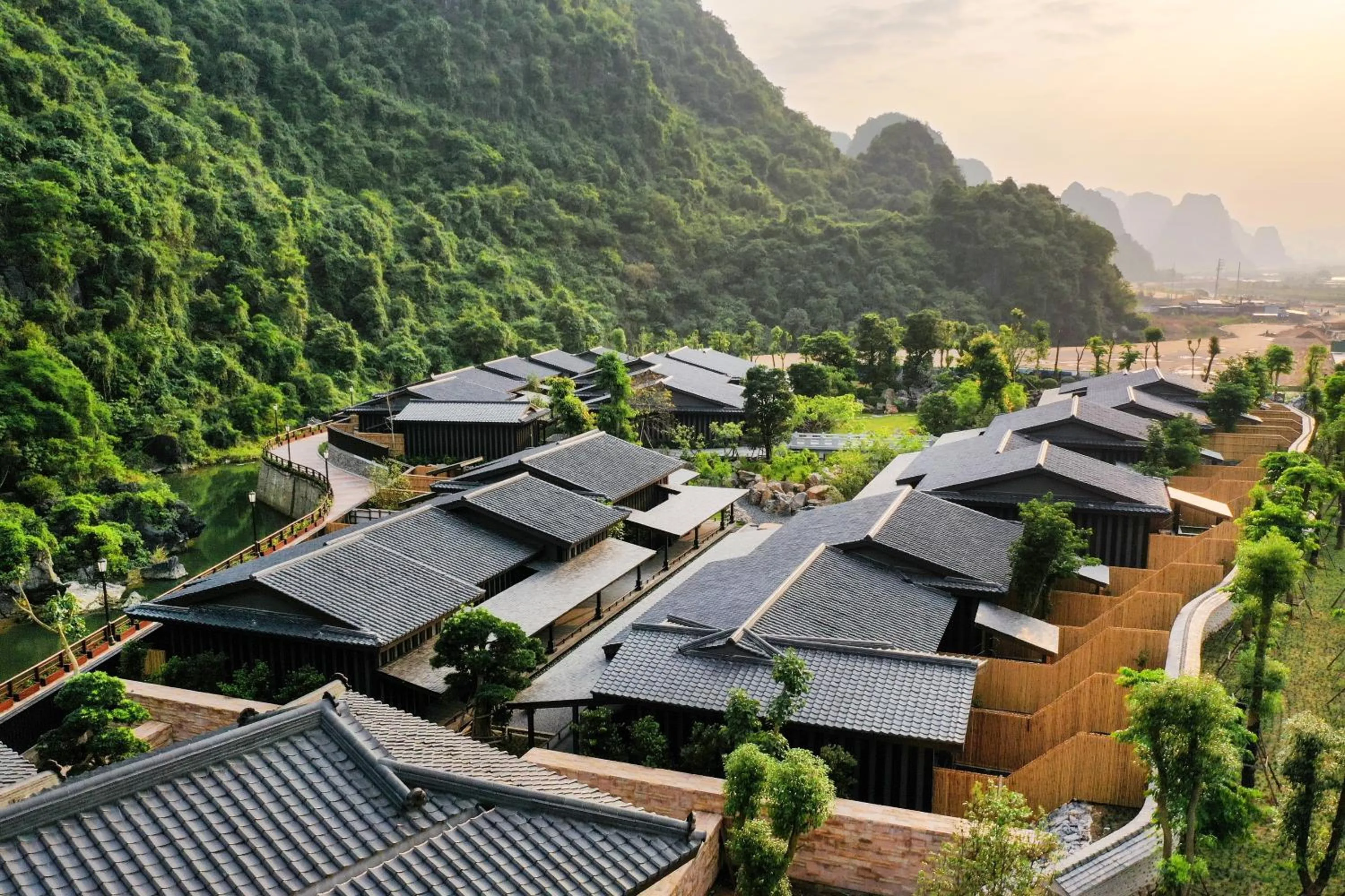 Bird's eye view in Yoko Onsen Quang Hanh