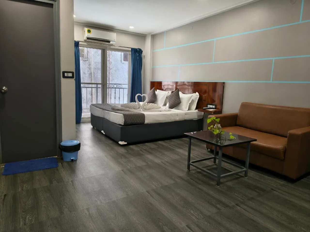 Bed in RESTEL STUDIO FLATS