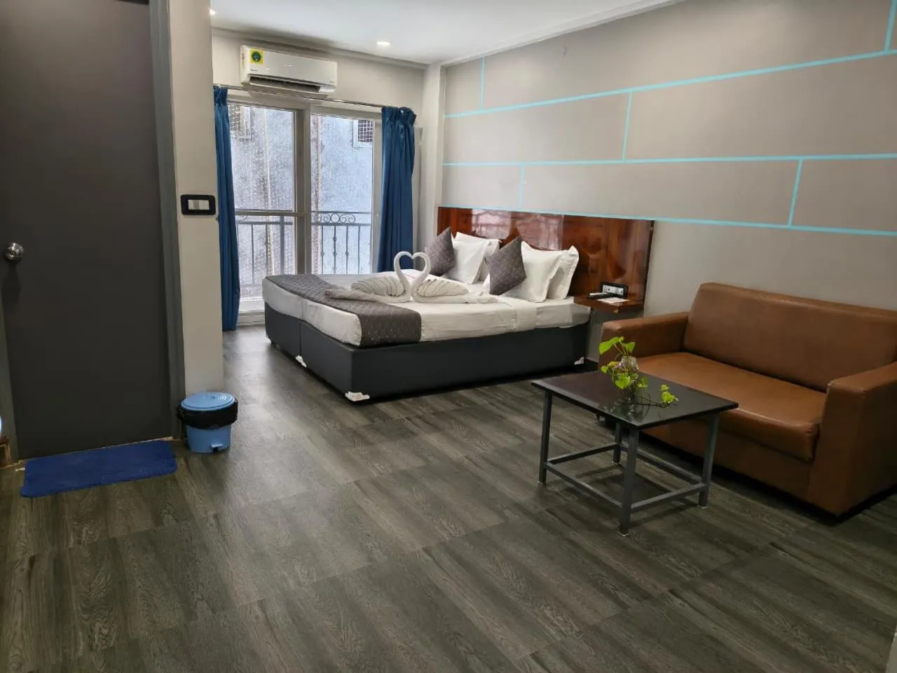 Bed in RESTEL STUDIO FLATS