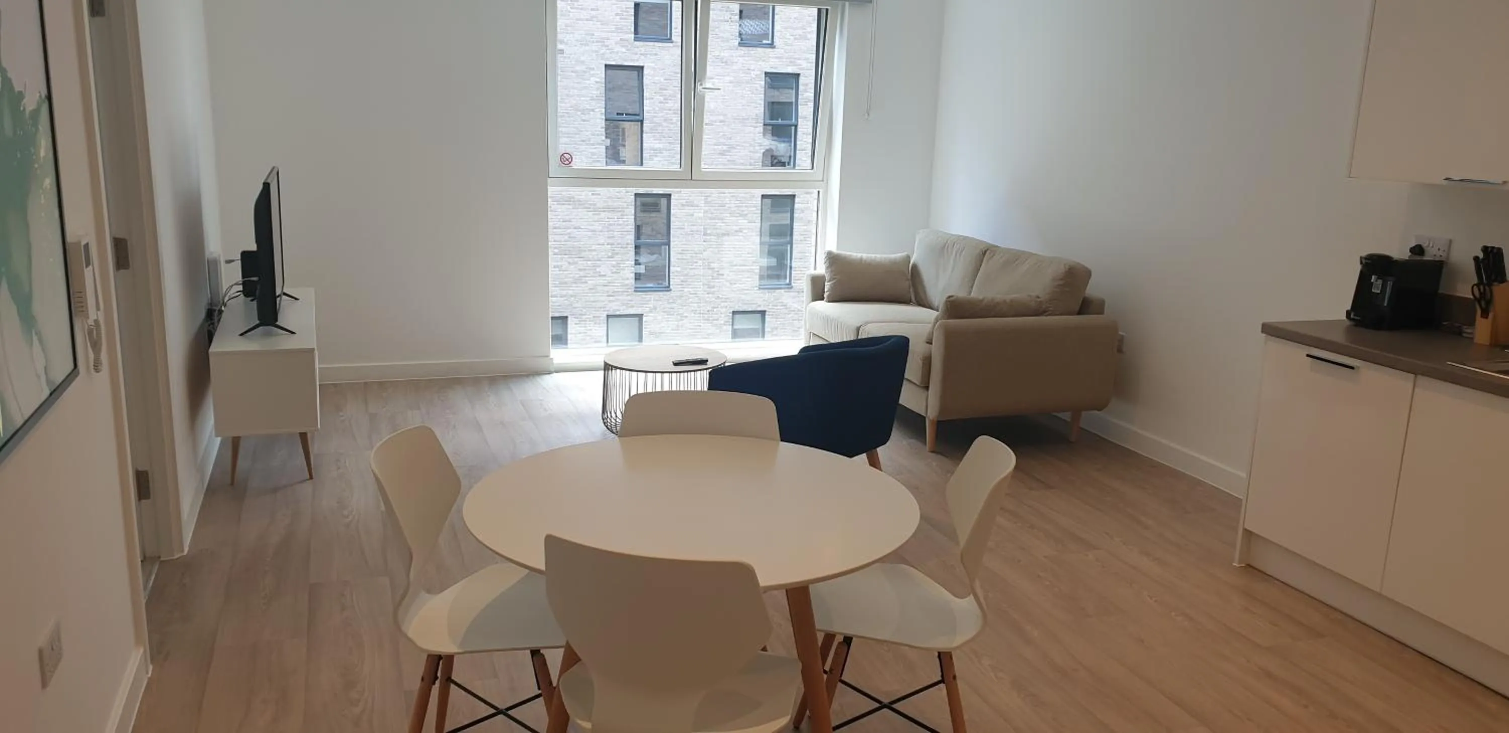 Living room in Quay Apartments Exchange Quay