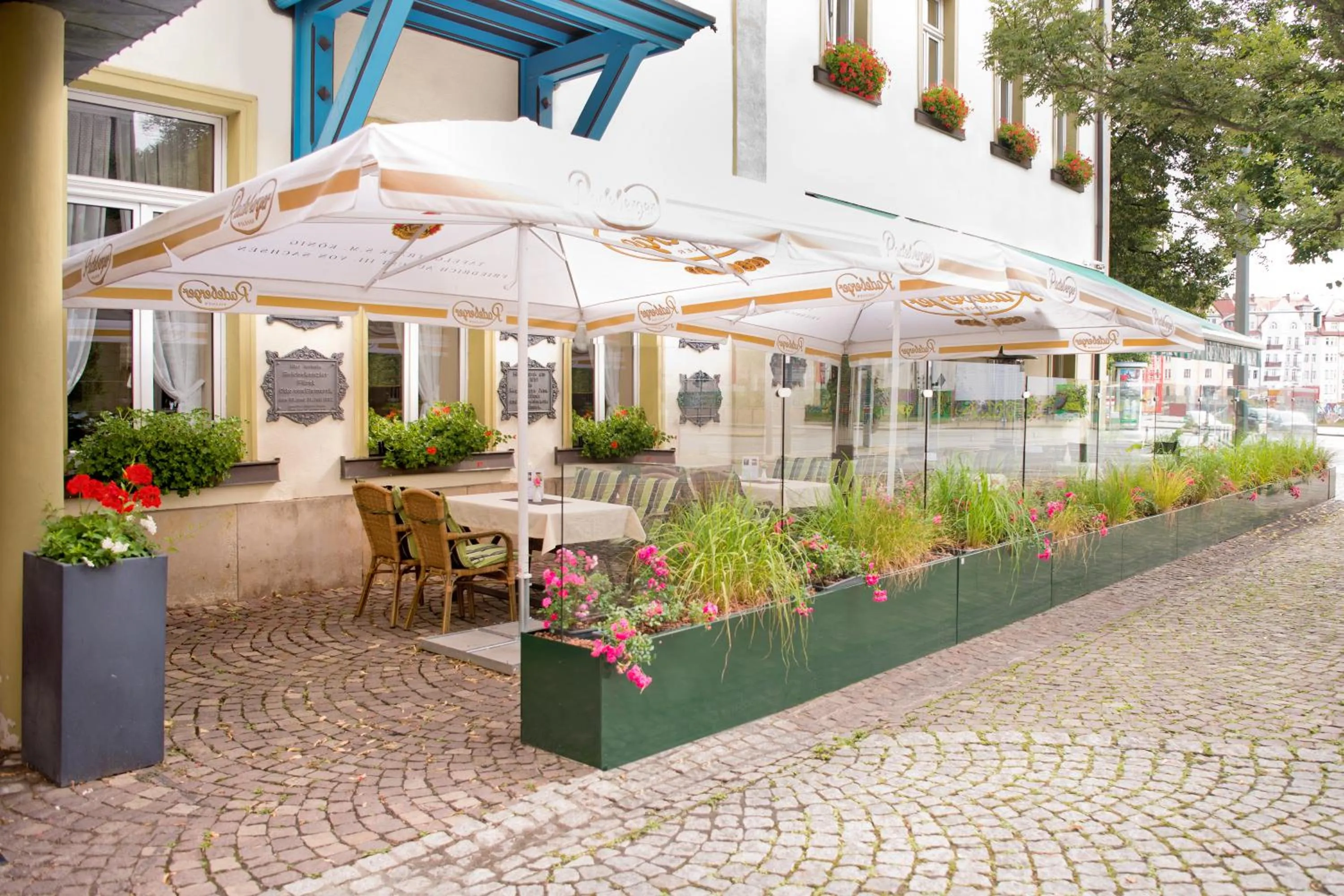 Balcony/Terrace in Schwarzer Bär Jena