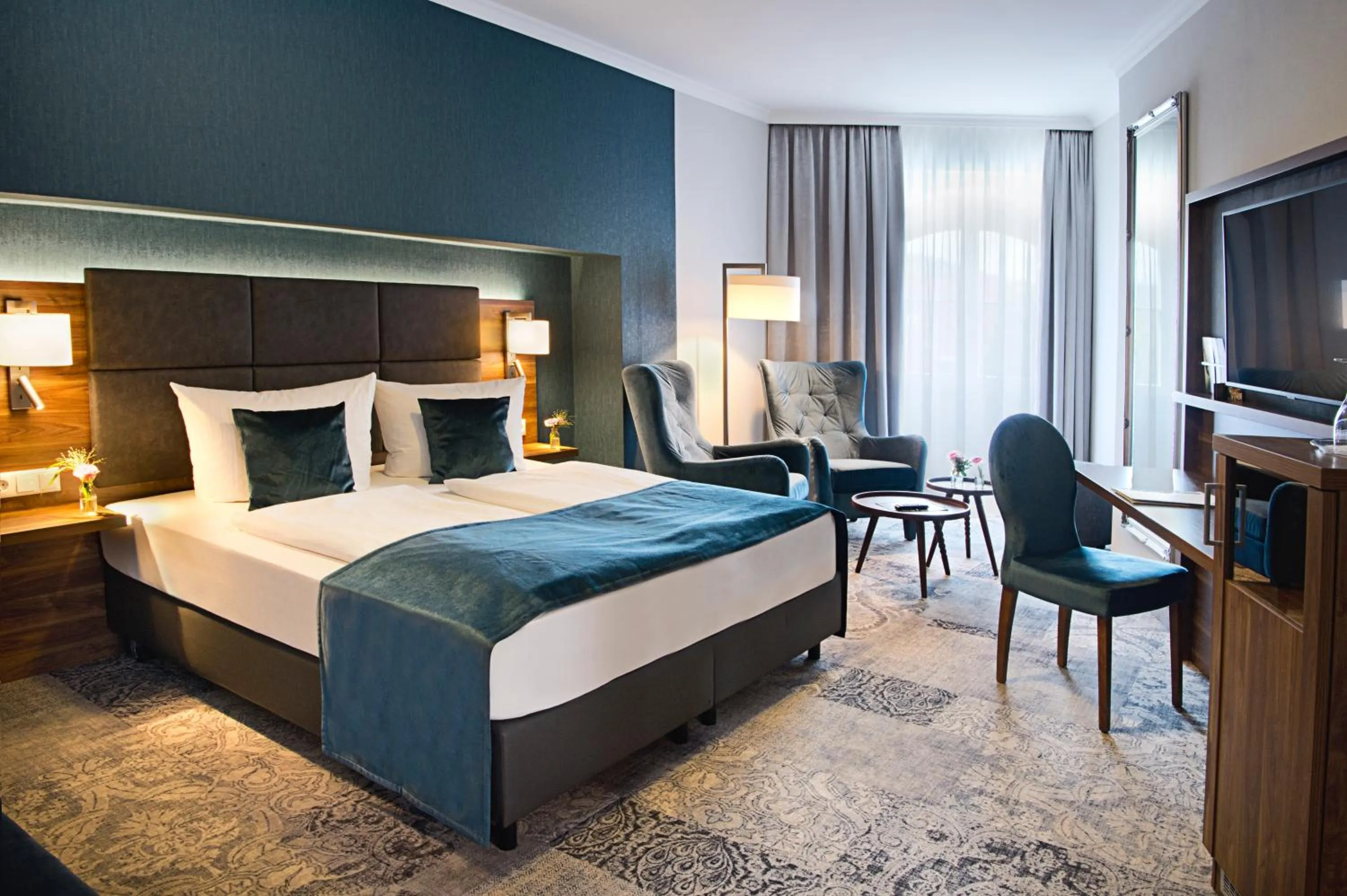 Photo of the whole room, Bed in Schwarzer Bär Jena