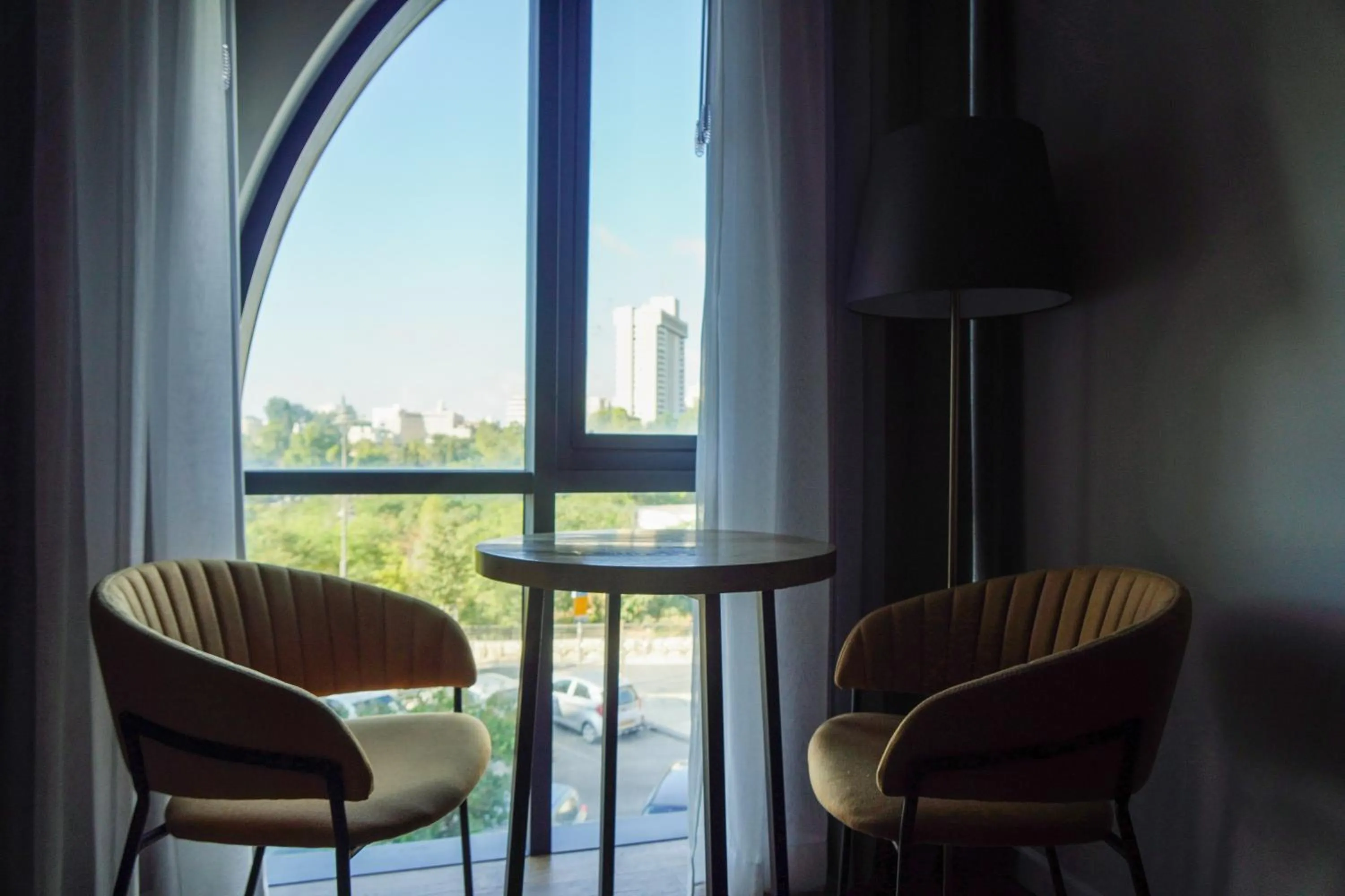 Seating area in Apartique Hotel