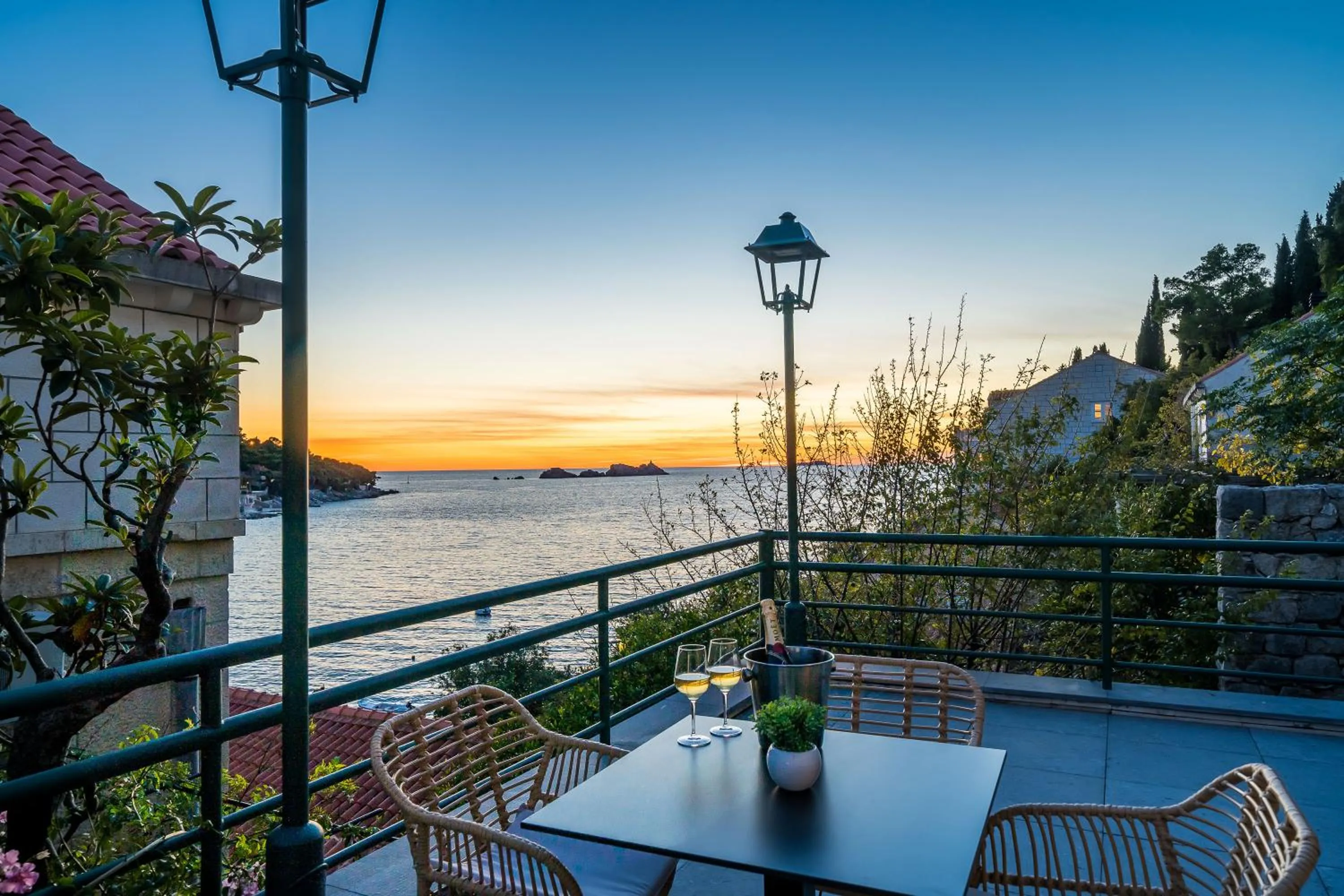 Patio in Art Hotel Dubrovnik