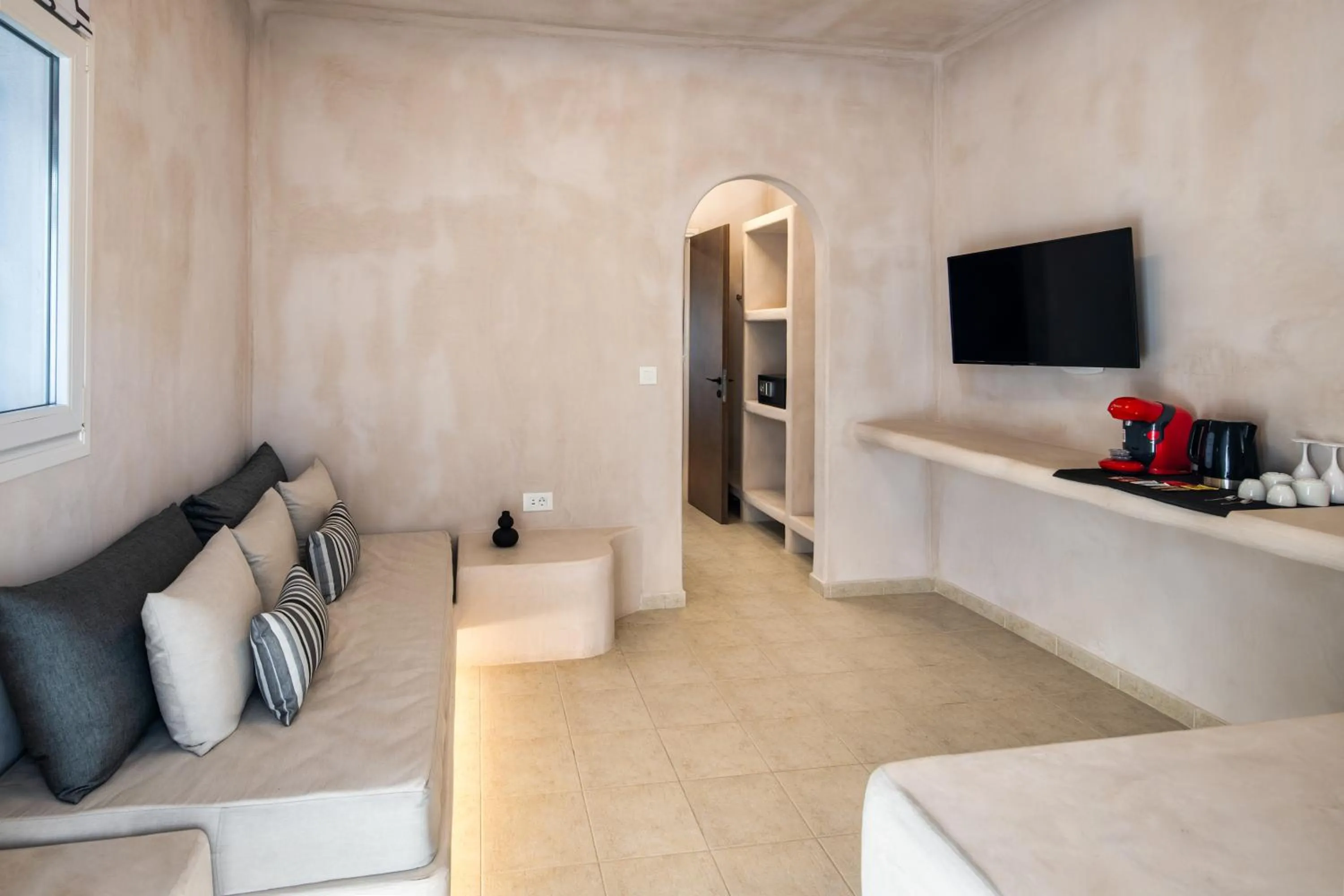 Living room in Aelia Luxury Suites