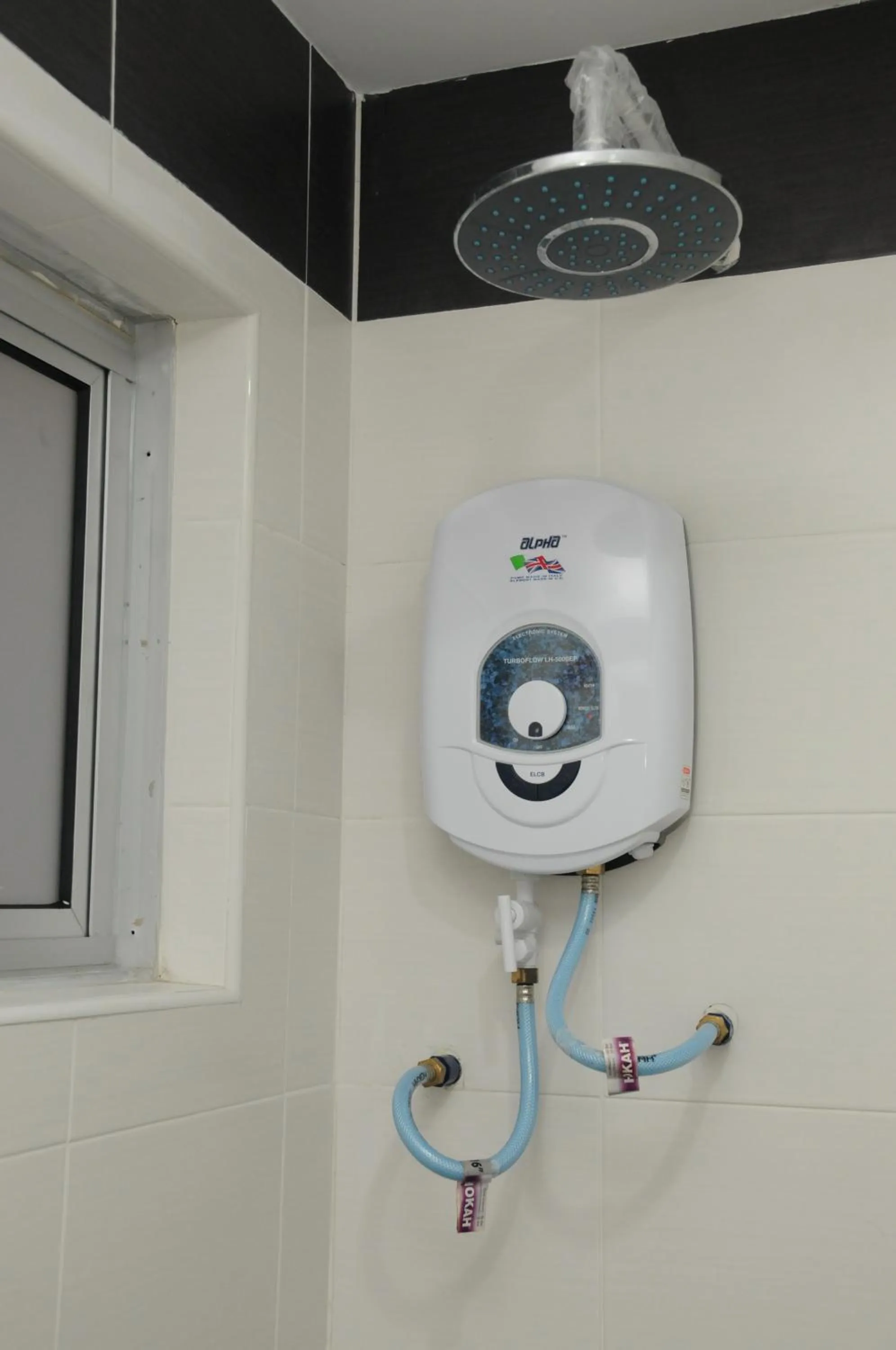 Shower in ND Hotel Melaka