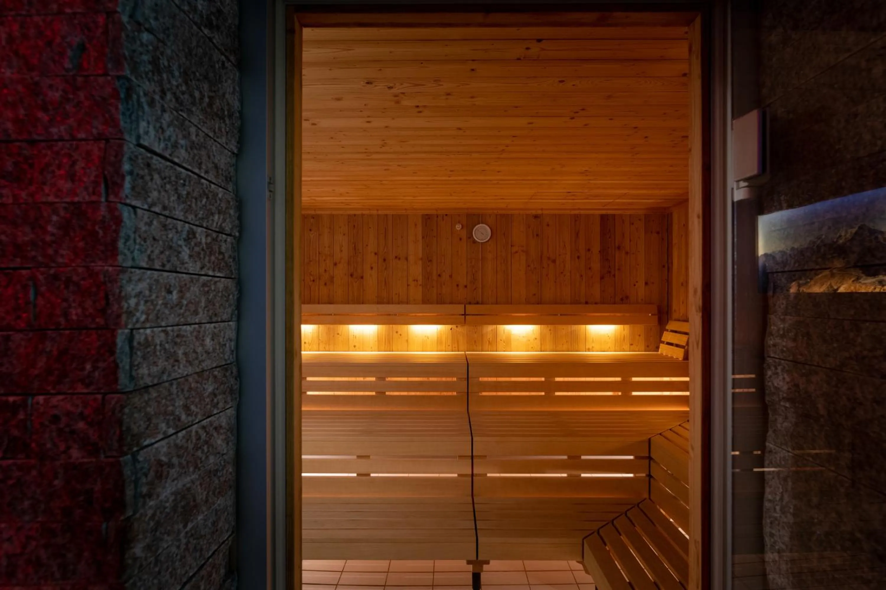 Sauna in Hotel Victoria Lauberhorn Wengen, a Faern Collection Hotel