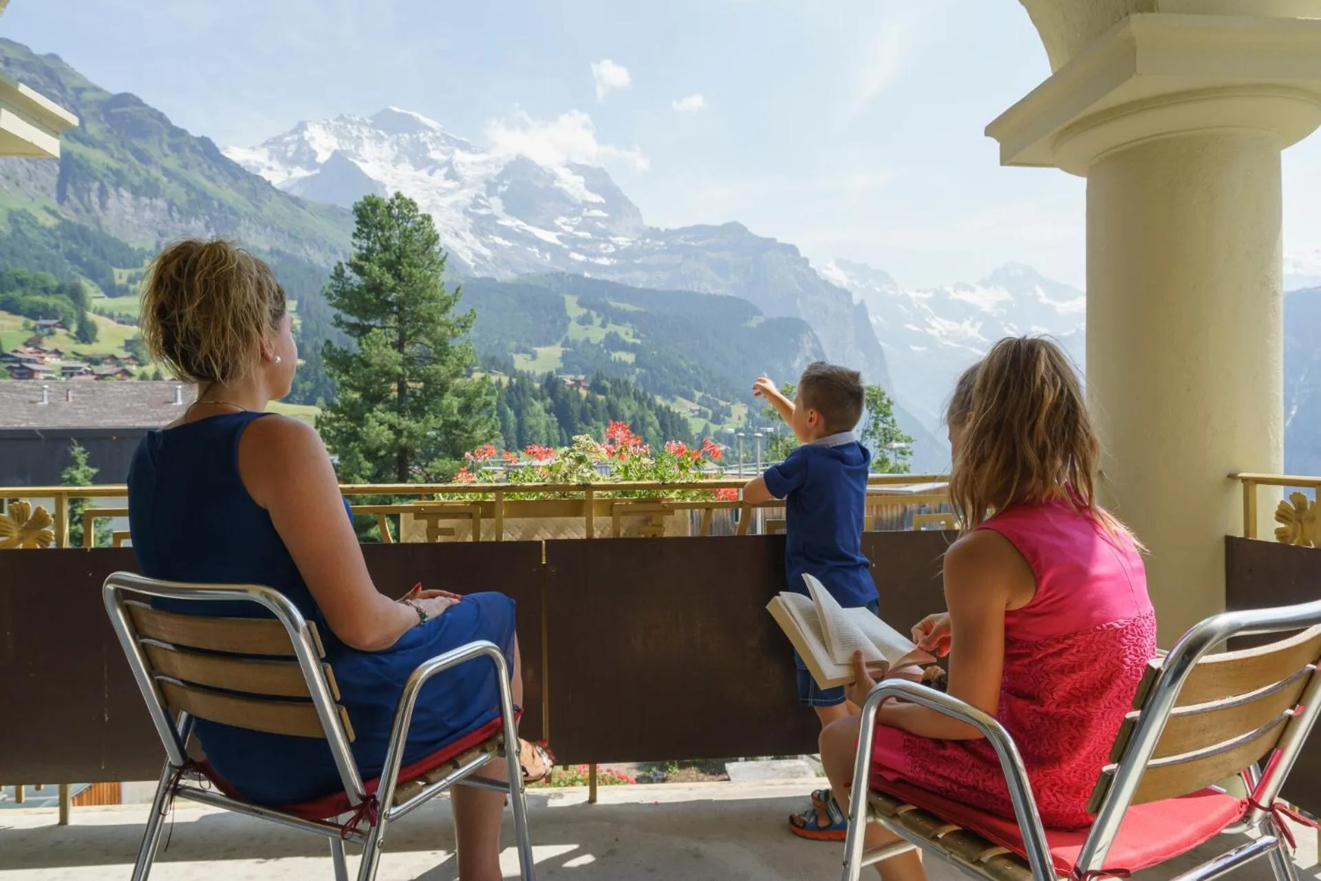 Spring in Hotel Victoria Lauberhorn Wengen, a Faern Collection Hotel