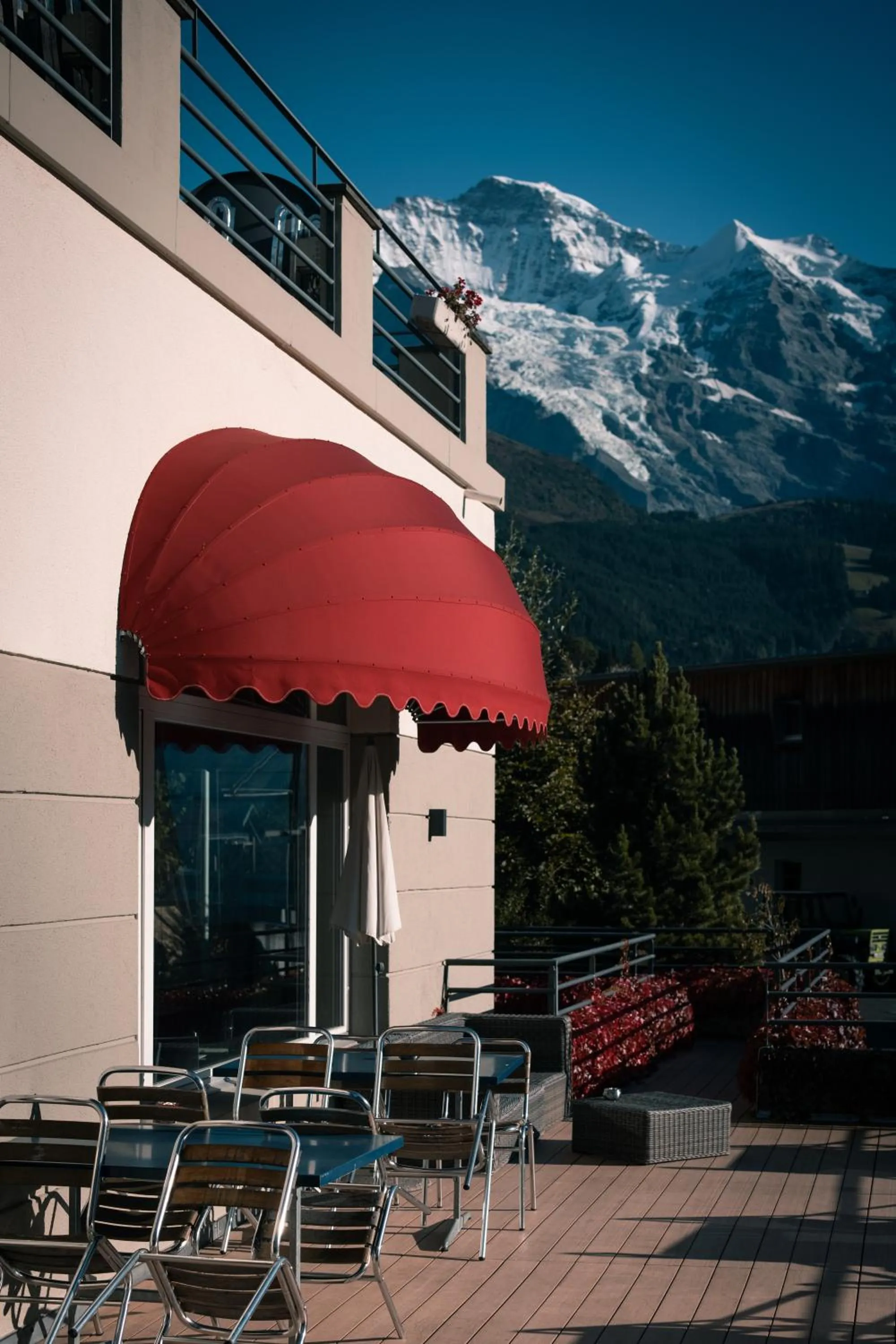 Property building in Hotel Victoria Lauberhorn Wengen, a Faern Collection Hotel