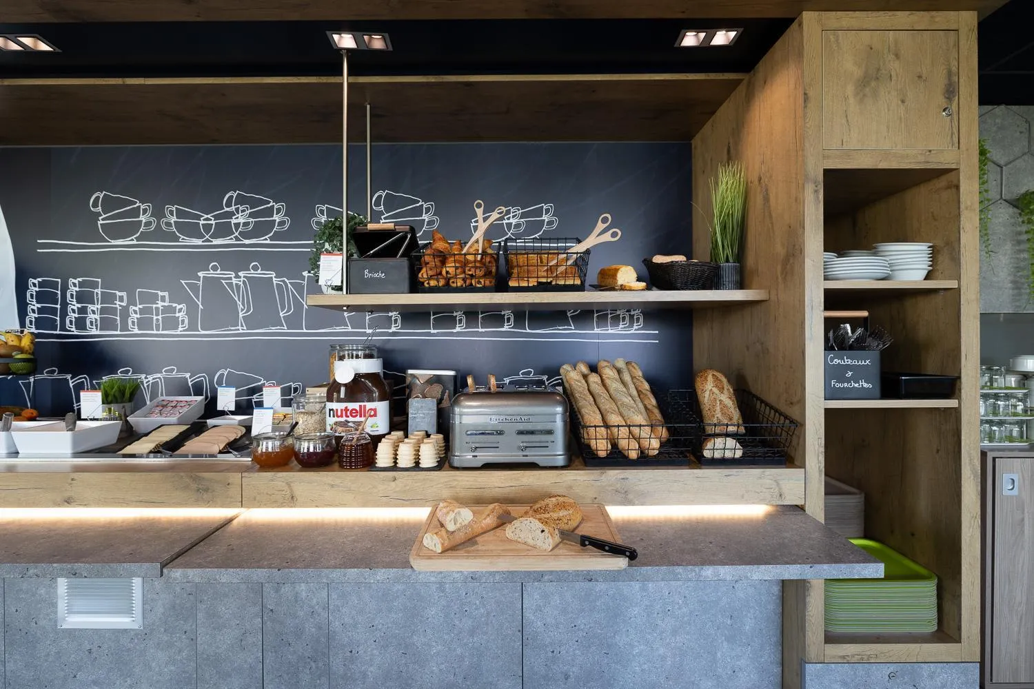 Breakfast in Ibis Budget Perpignan Nord Rivesaltes