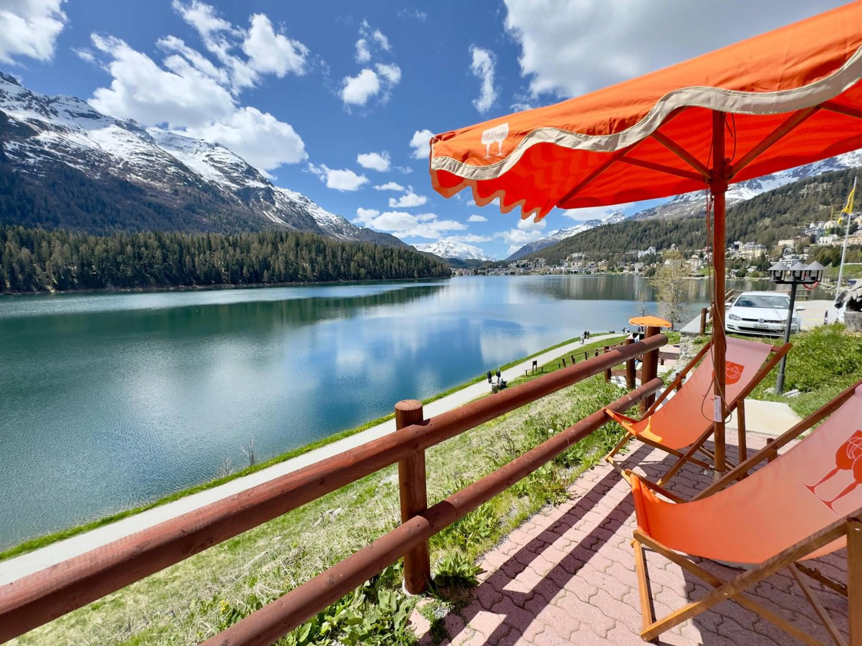 Balcony/Terrace in Hotel Waldhaus am See