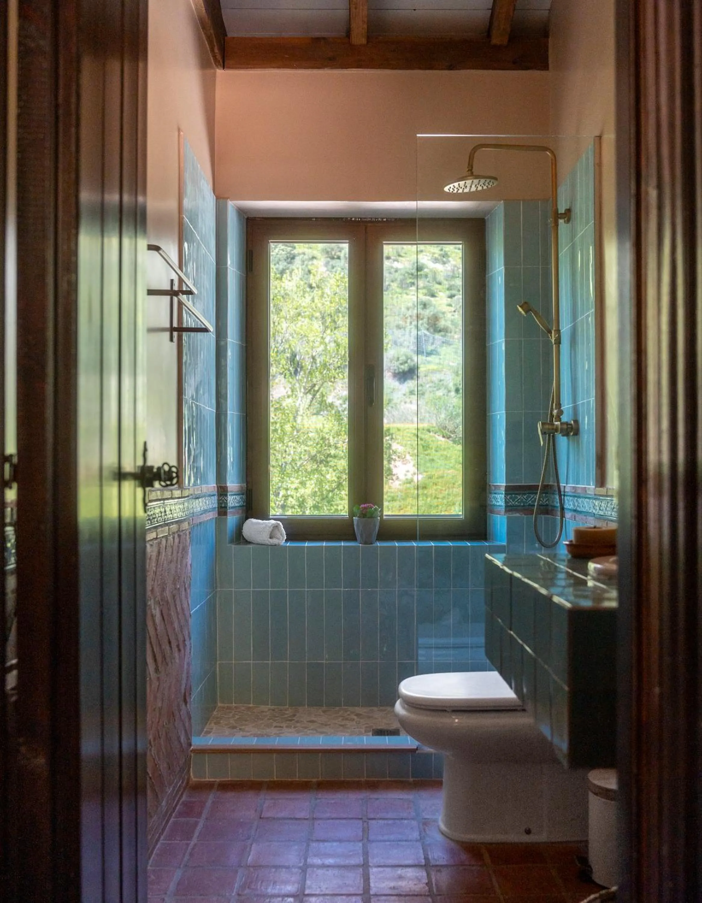 Bathroom in Eco Hotel Cueva del Gato