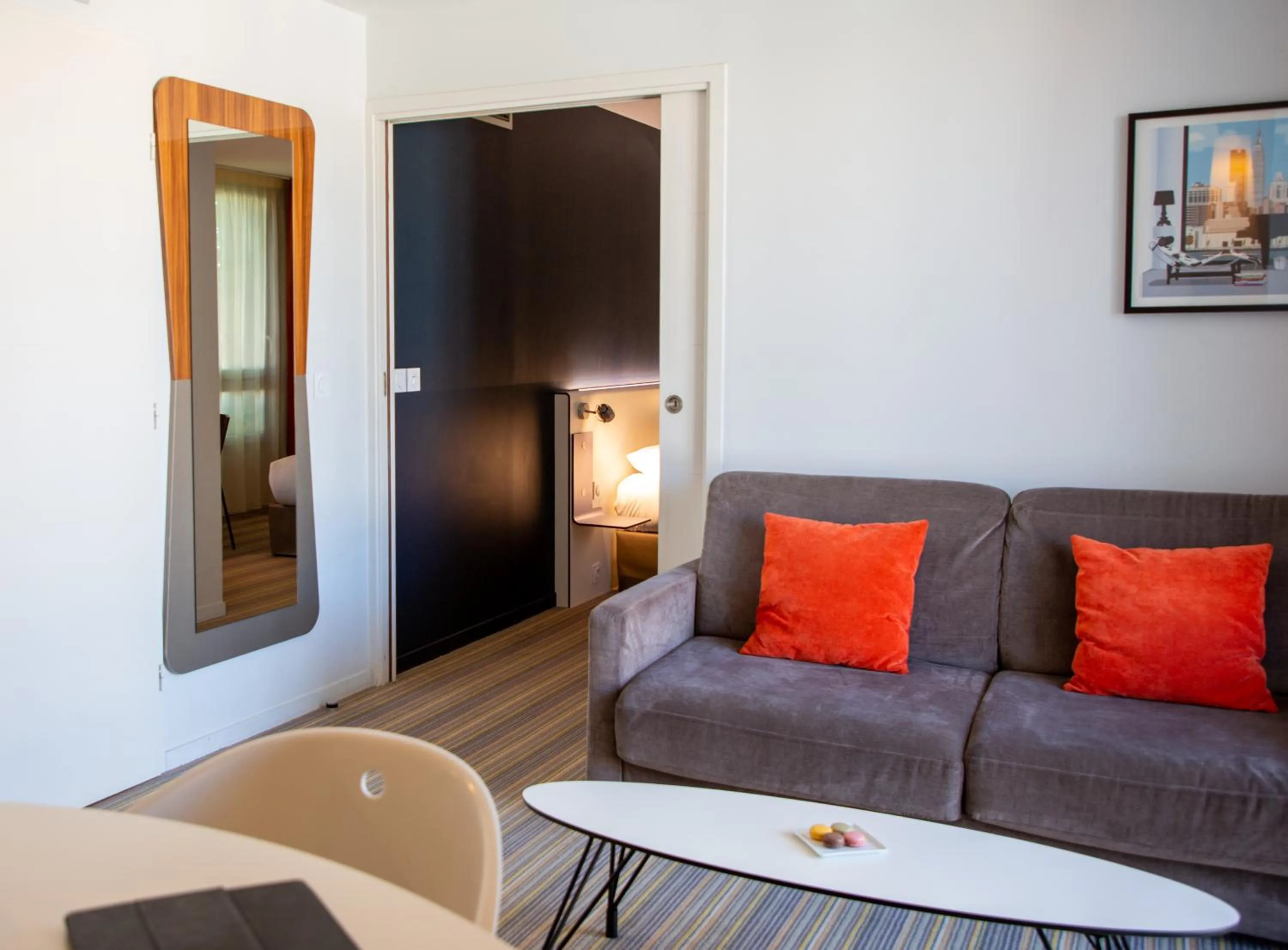 Seating area in Privilège Appart Hôtel Saint Exupéry