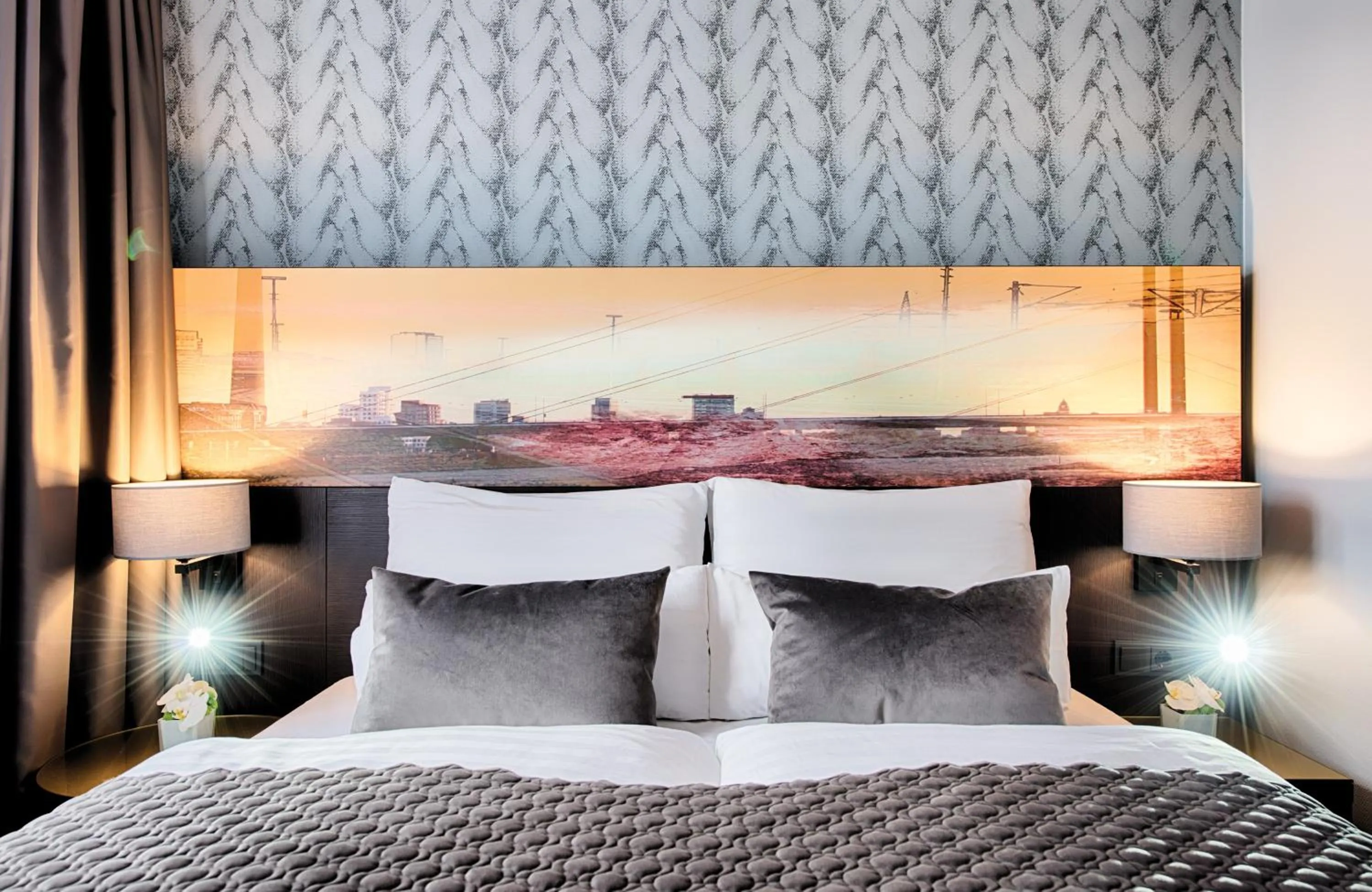 Photo of the whole room, Bed in Leonardo Boutique Hotel Düsseldorf