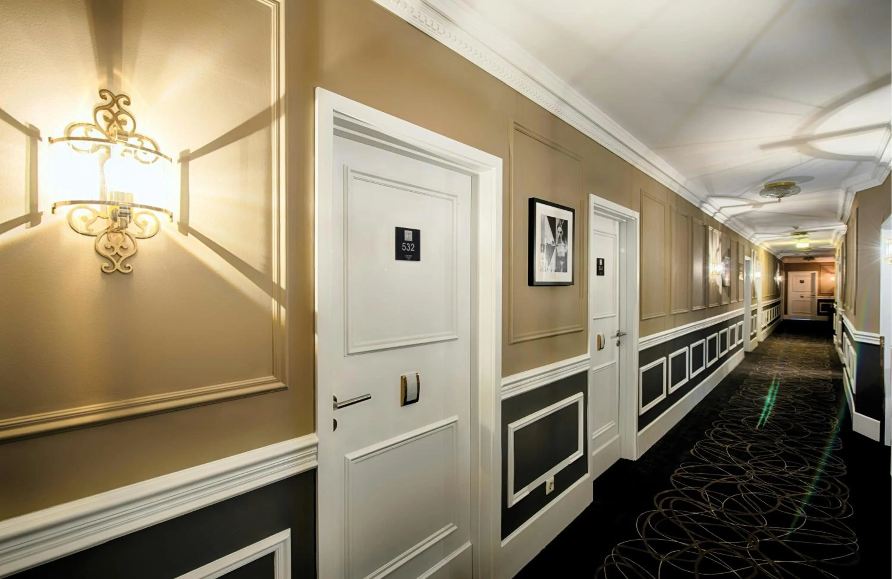 Decorative detail in Leonardo Boutique Hotel Düsseldorf