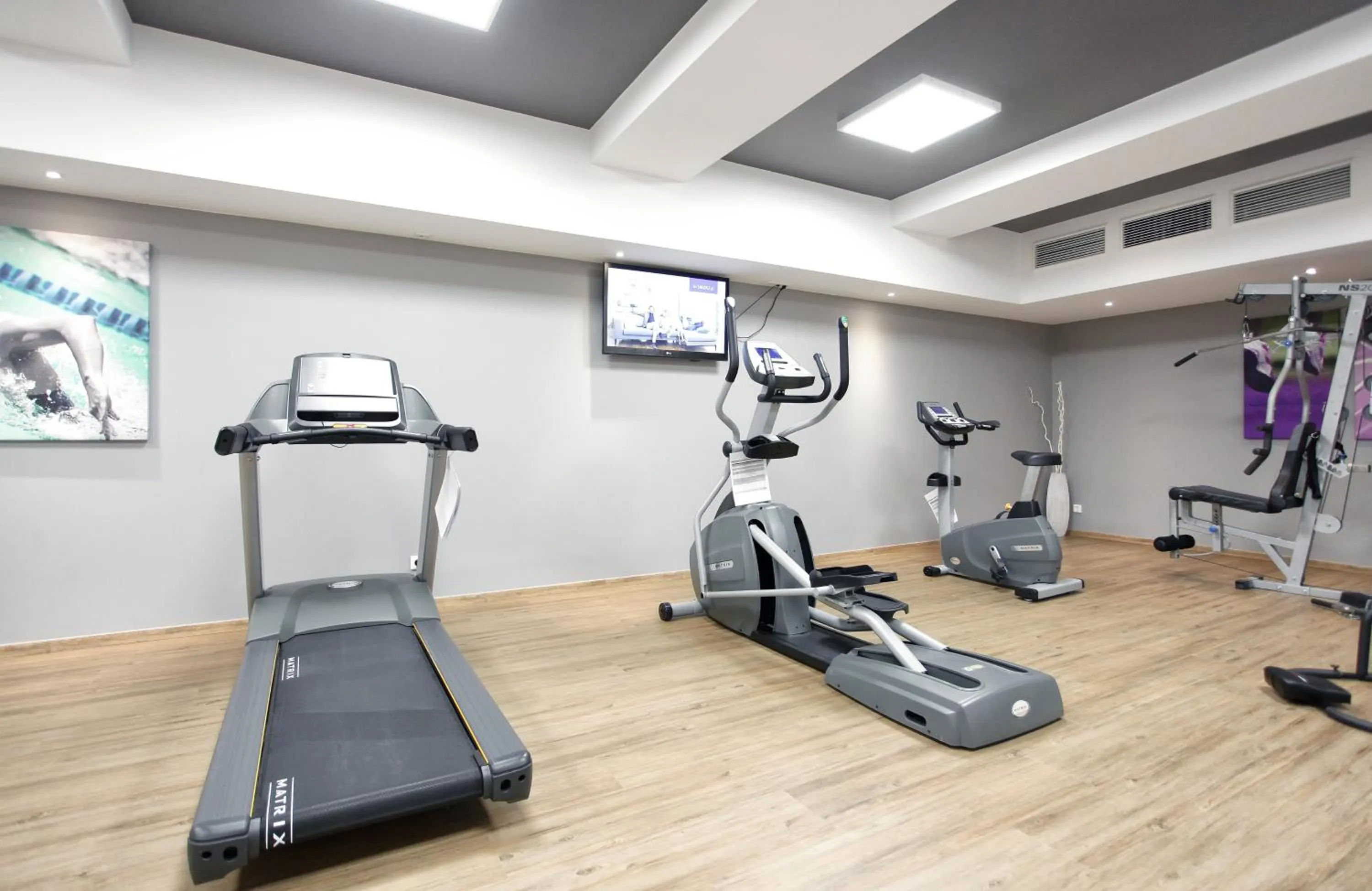 Fitness centre/facilities in Leonardo Boutique Hotel Düsseldorf