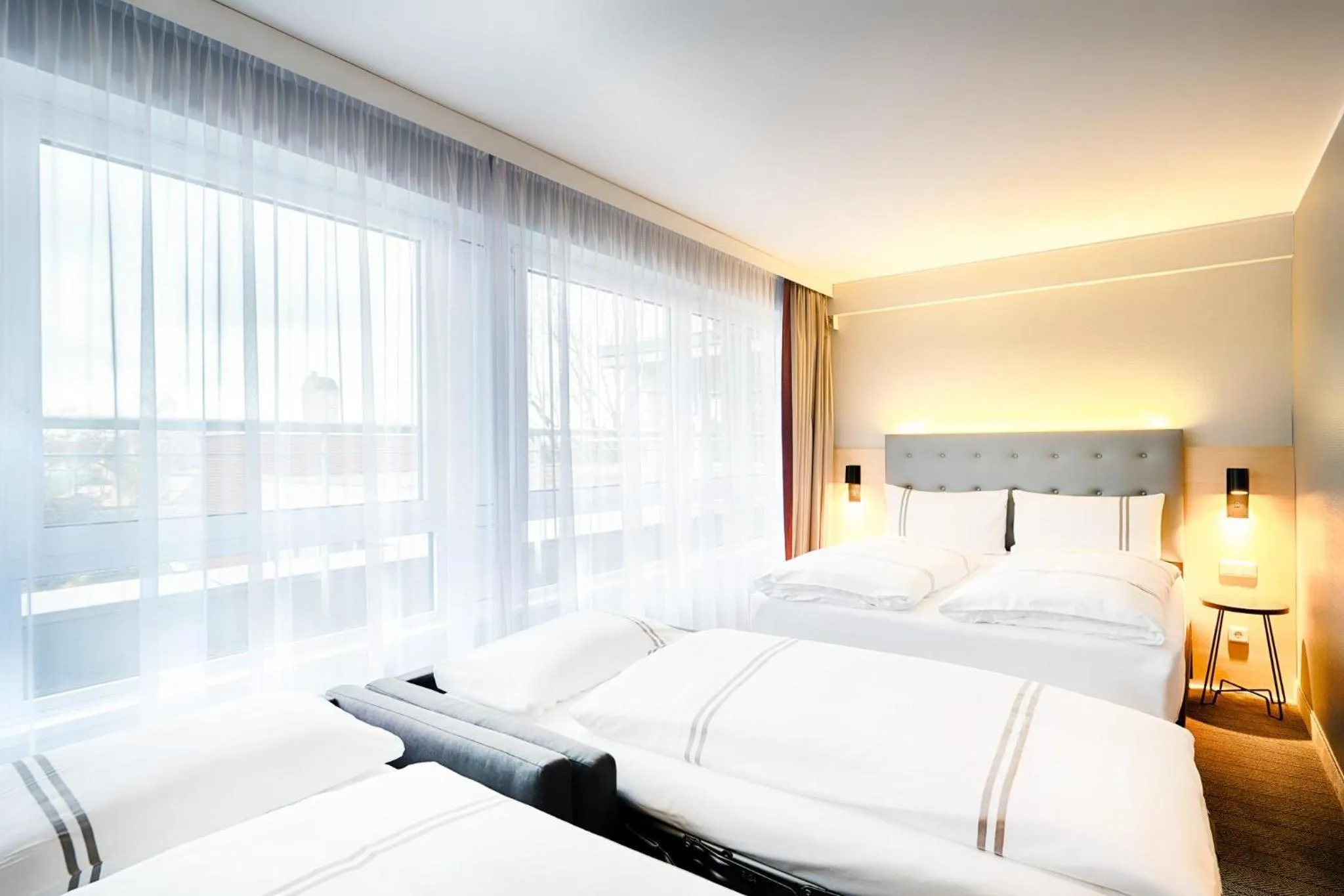 Bedroom, Bed in Premier Inn Berlin City Süd