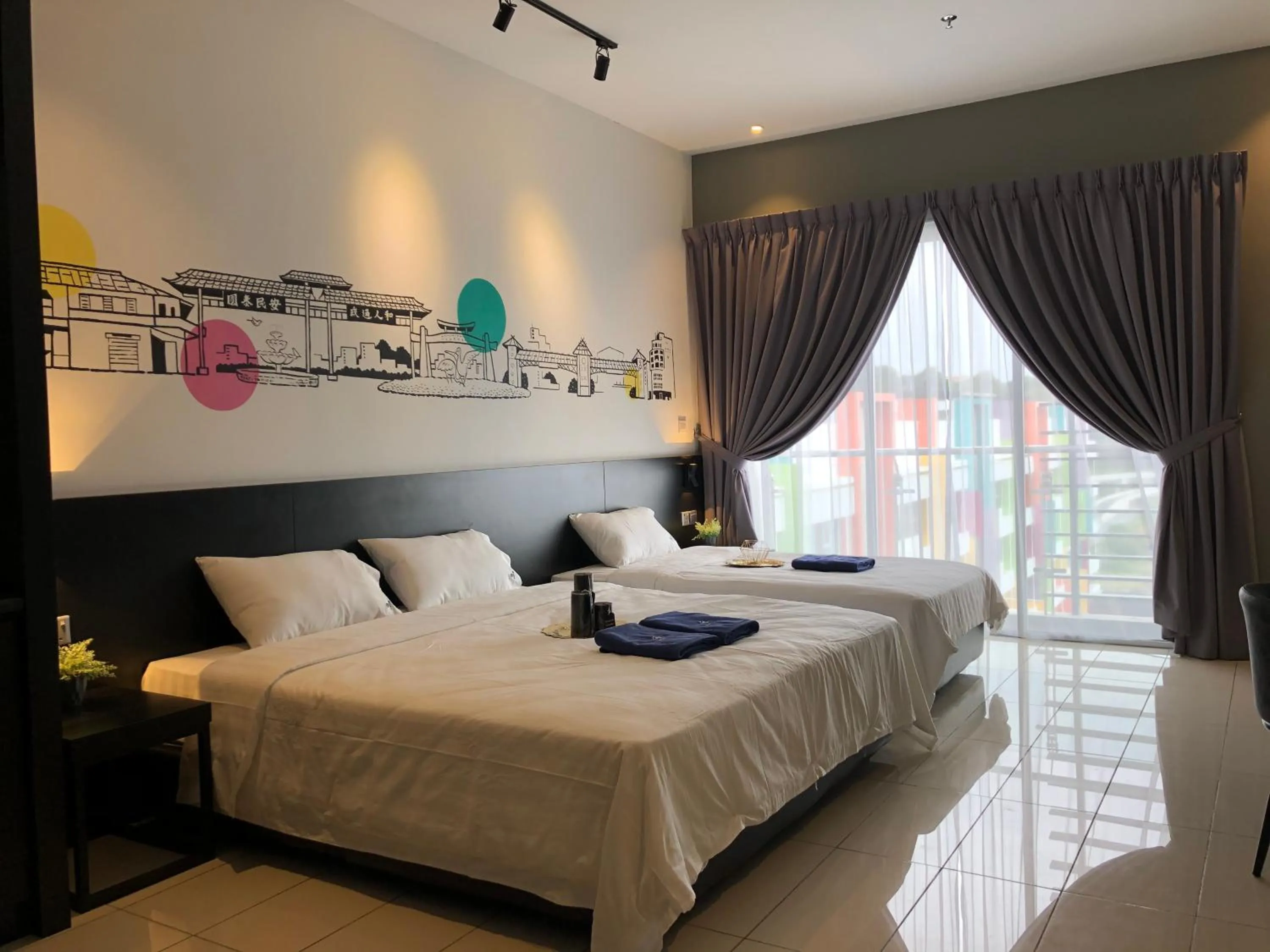 Bed in Aeropod Suites by Calvin