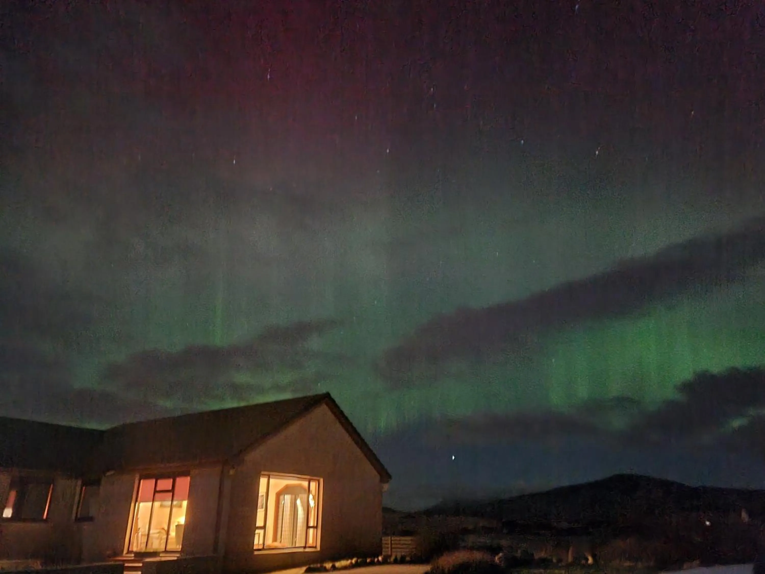 Property building in Brae Lea House, Lochboisdale, South Uist. Outer Hebrides