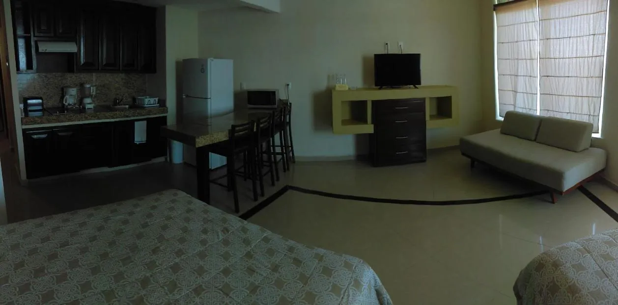 Seating area in Hotel Bogavante