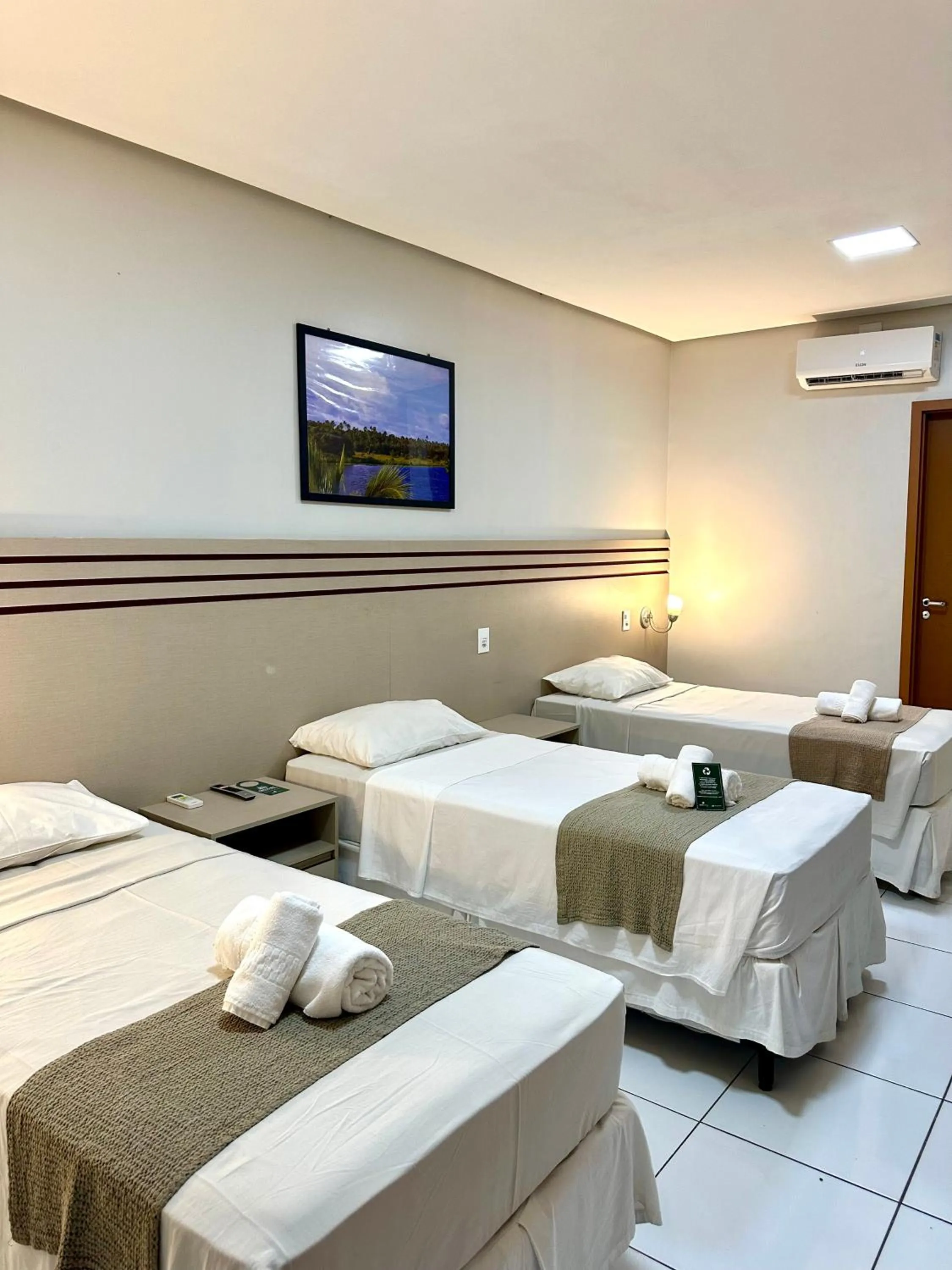 Bed in Valen Porto Hotel São Luís