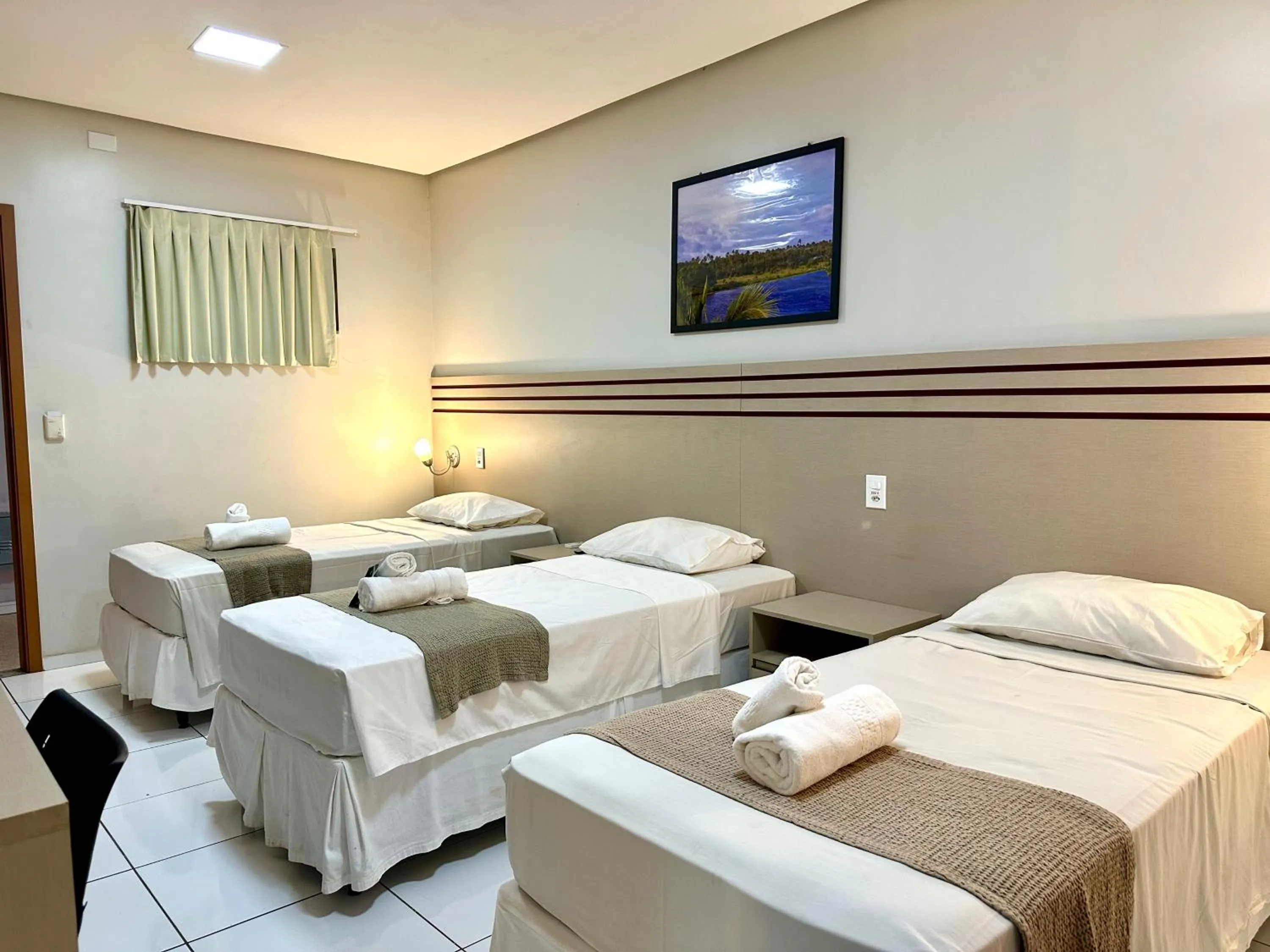 Bed in Valen Porto Hotel São Luís